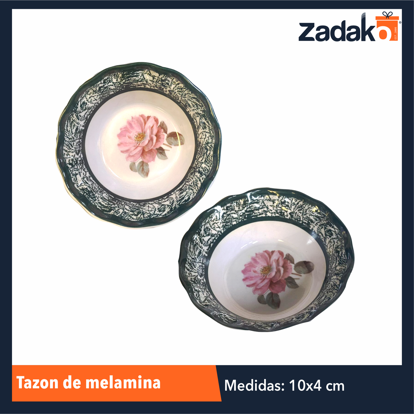 AB-1477-4 TAZON DE MELAMINA, CON 1 PZ O CAJA CON 72 PZS