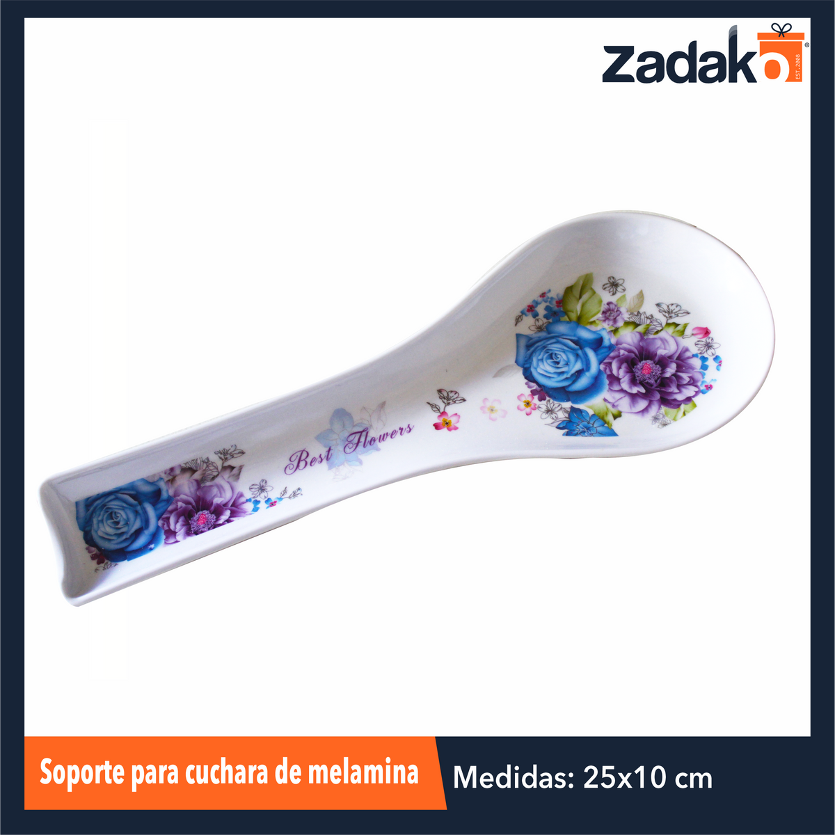 N-GPM-6673 AB-3250 SOPORTE PARA CUCHARA DE MELAMINA, CON 1 PZ O CAJA CON 144 PZS