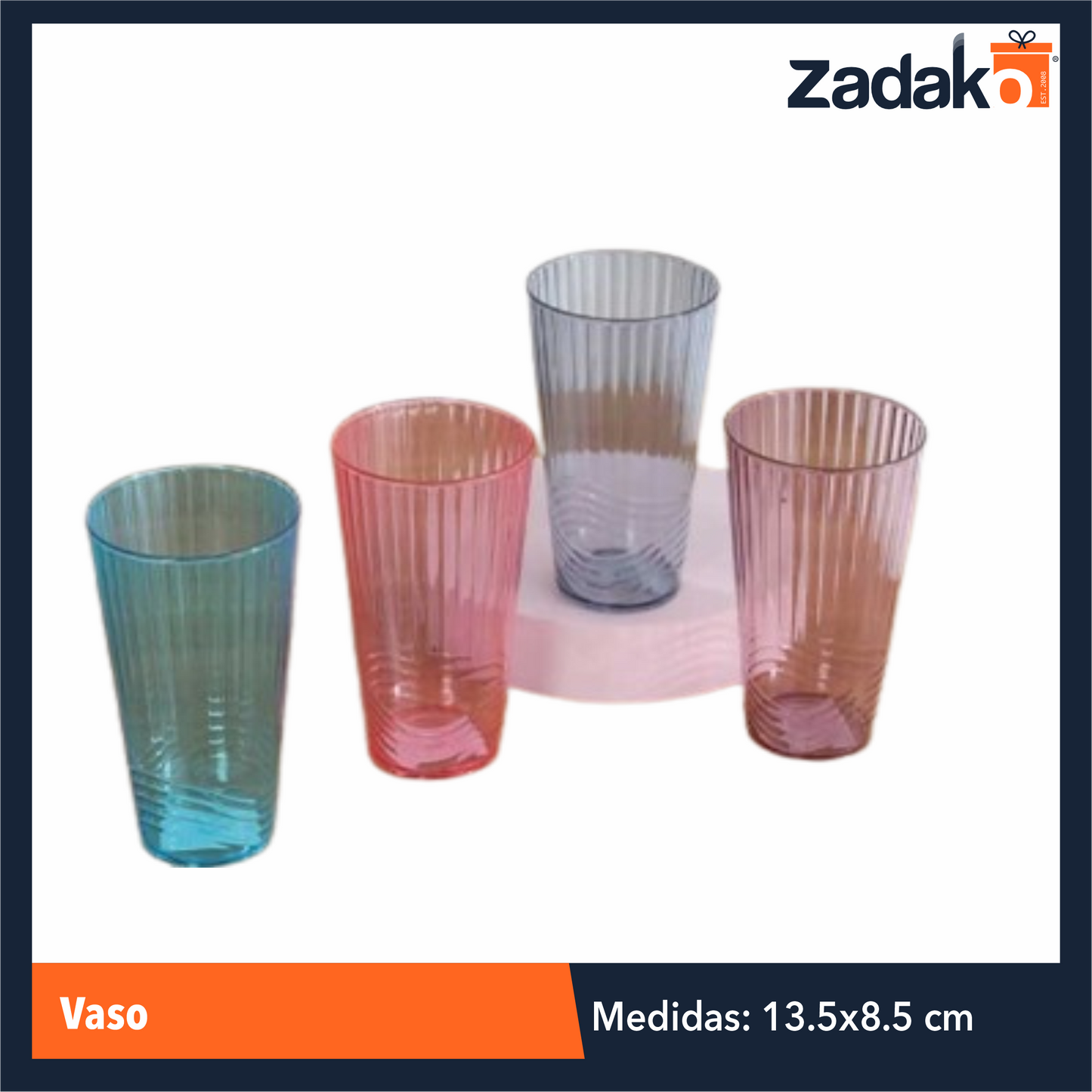 AD-3301 VASO CON 1 PZ O CAJA CON 400 PZS