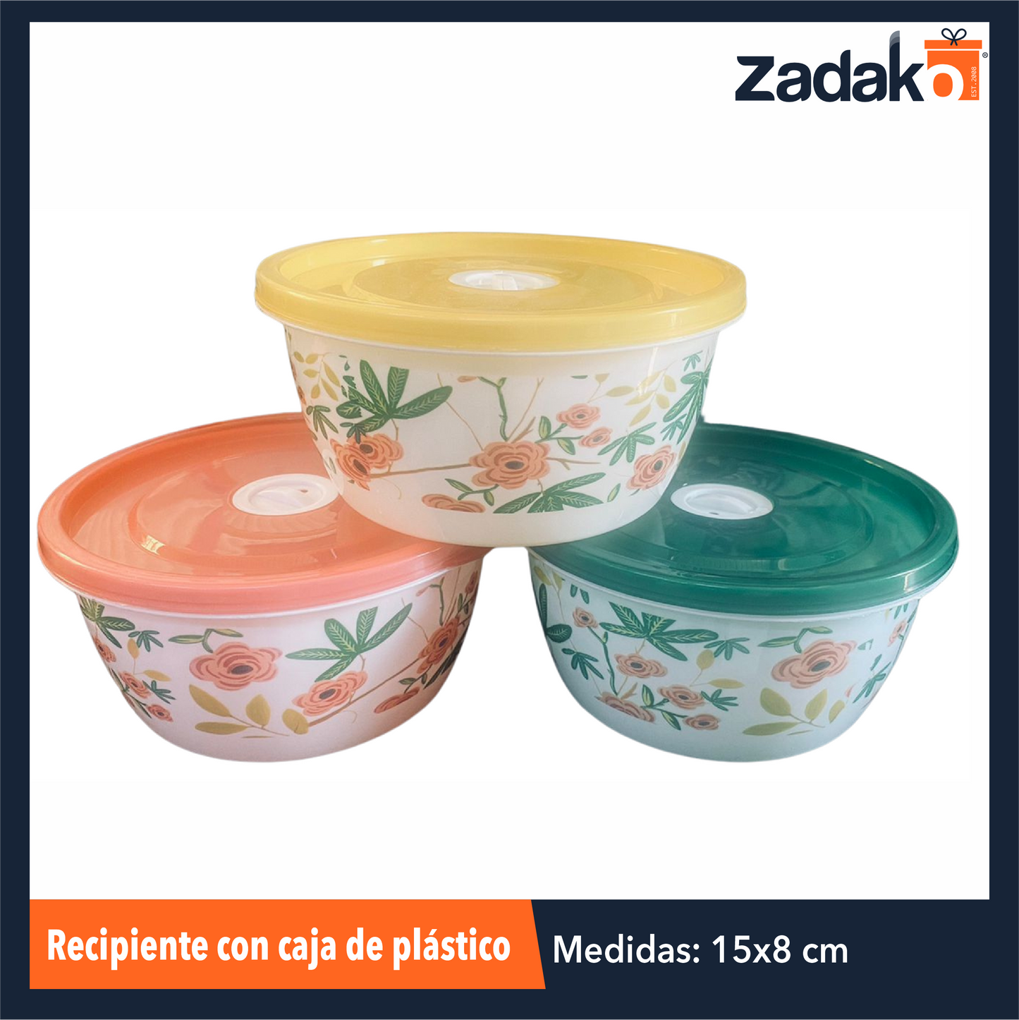 AK-3529A-3 RECIPIENTE CON CAJA DE PLASTICO CON 1 PZ O CAJA CON 240 PZS
