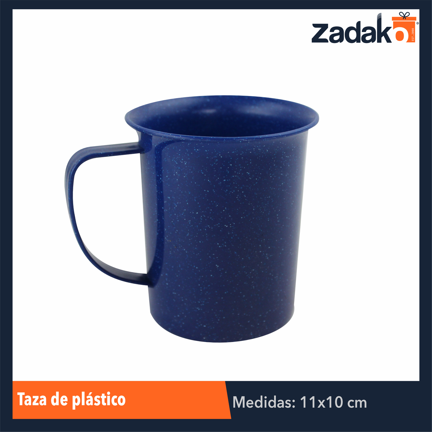 AL-0112 TAZA DE PLASTICO, CON 1 PZ O CAJA CON 72 PZS