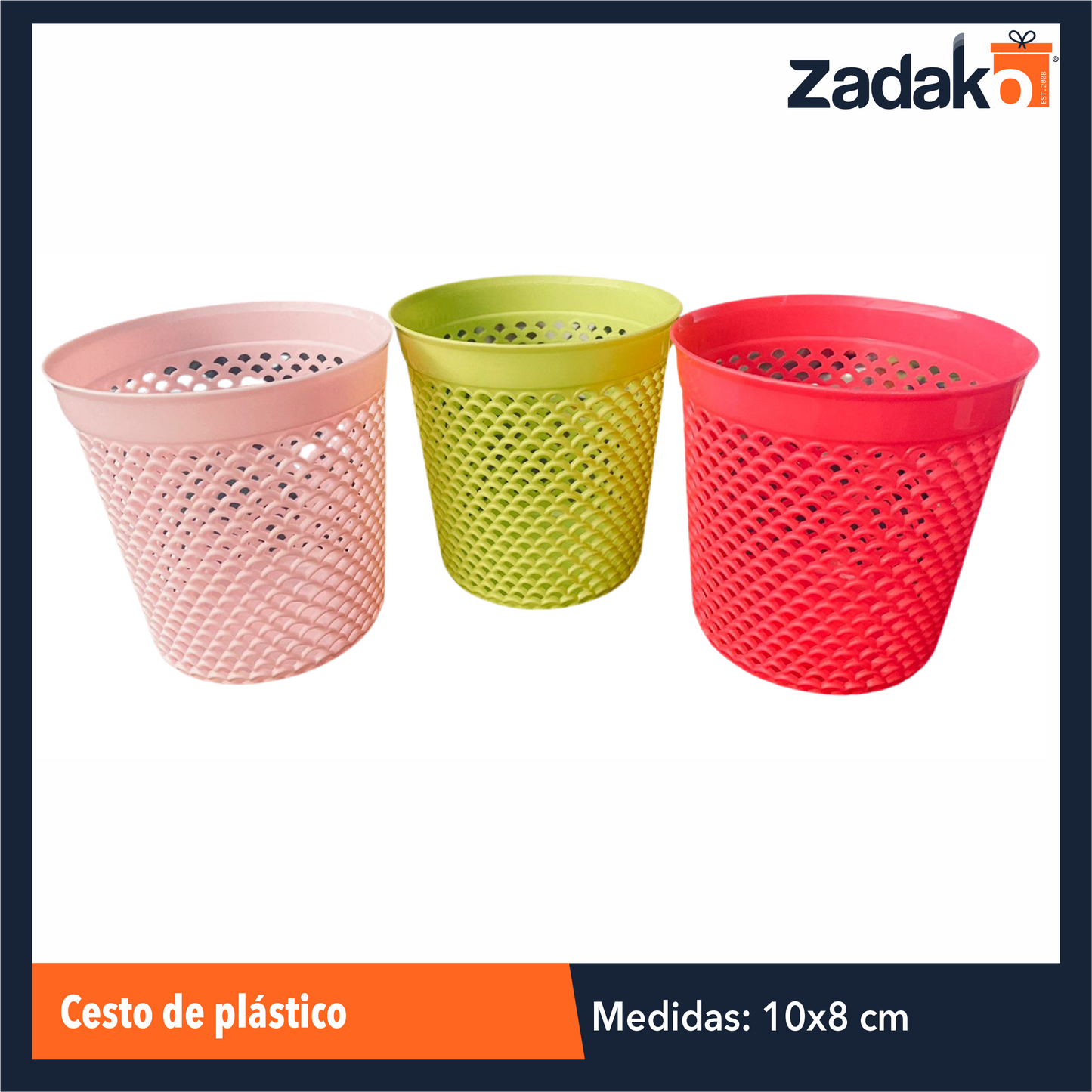 AM-0339-1 CESTO DE PLASTICO, CON 1 PZ O CAJA CON 480 PZS