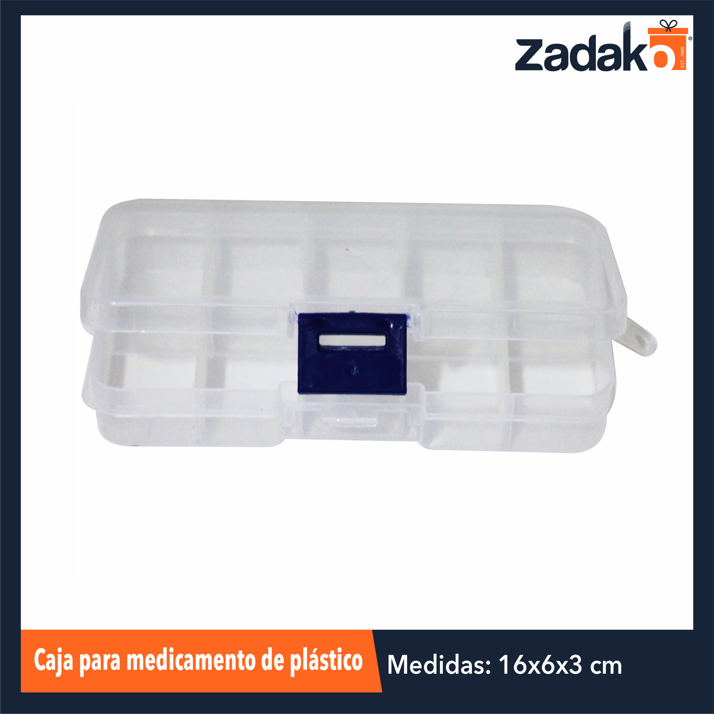 AO-9005 CAJA PARA MEDICAMENTO DE PLASTICO, CON 1 PZ O CAJA CON 240 PZS