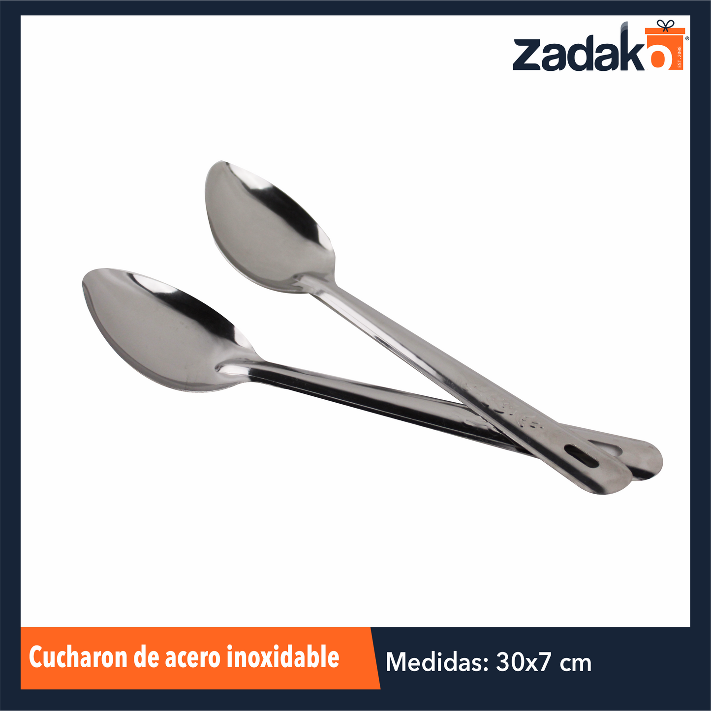 AS-1522-30 CUCHARON DE ACERO INOXIDABLE , CON 1 PZ O CAJA CON 240 PZS