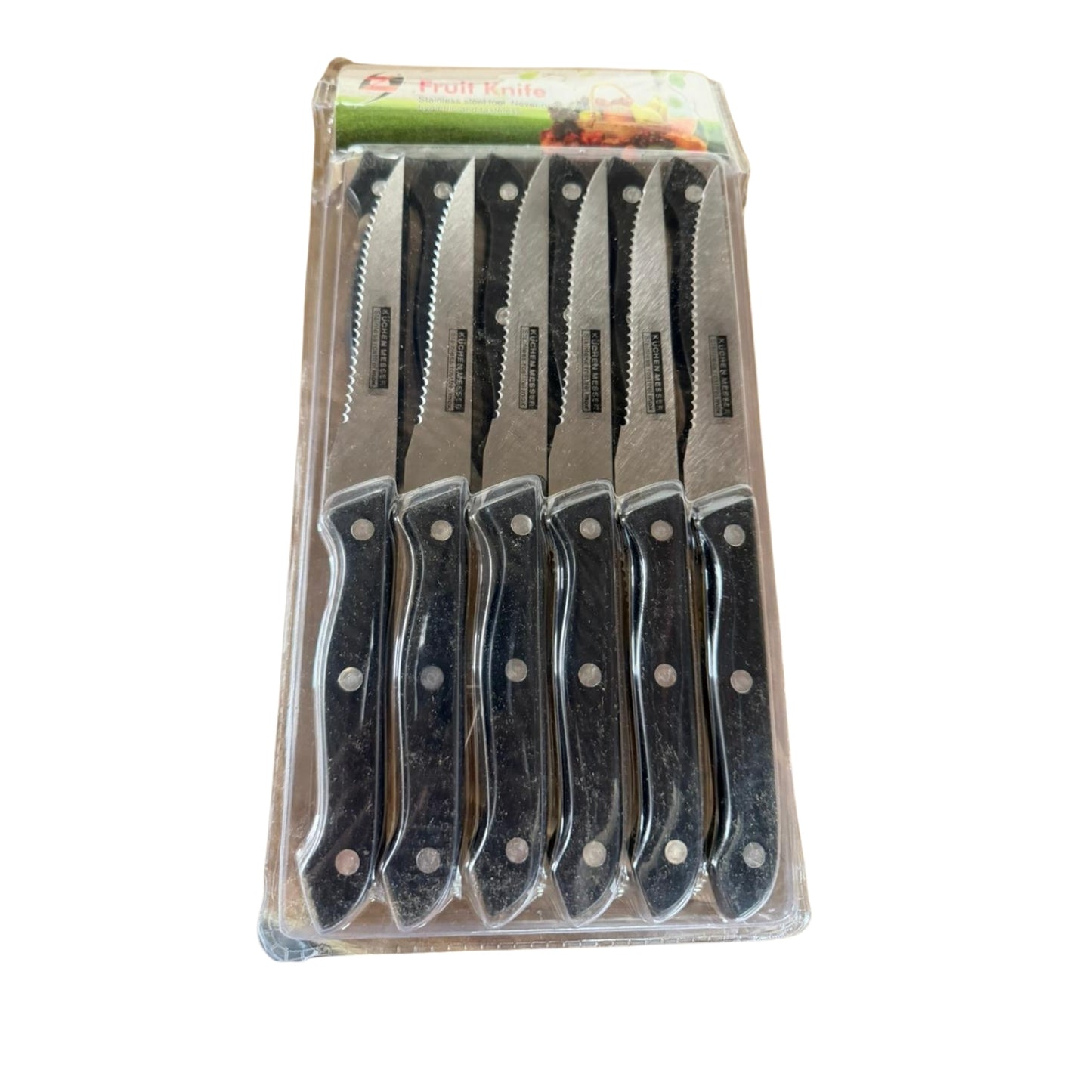 AS-2598A-12 CUCHILLO DE ACERO INOXIDABLE CON 1 PZ O CAJA CON 72 PZS
