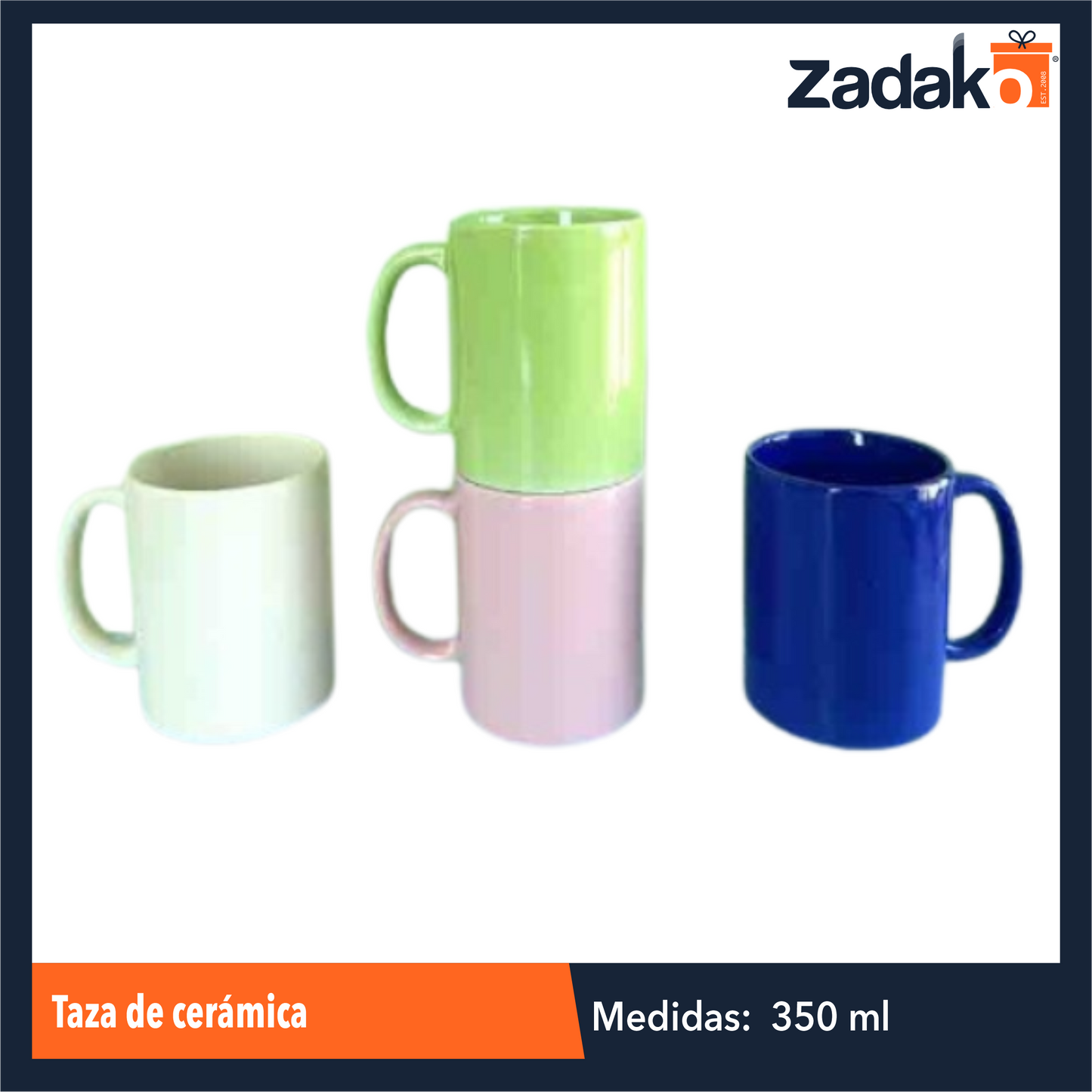 N-GPM-4855 AW-1002A TAZA DE CERAMICA CON 1 PZ O CAJA CON 36 PZS