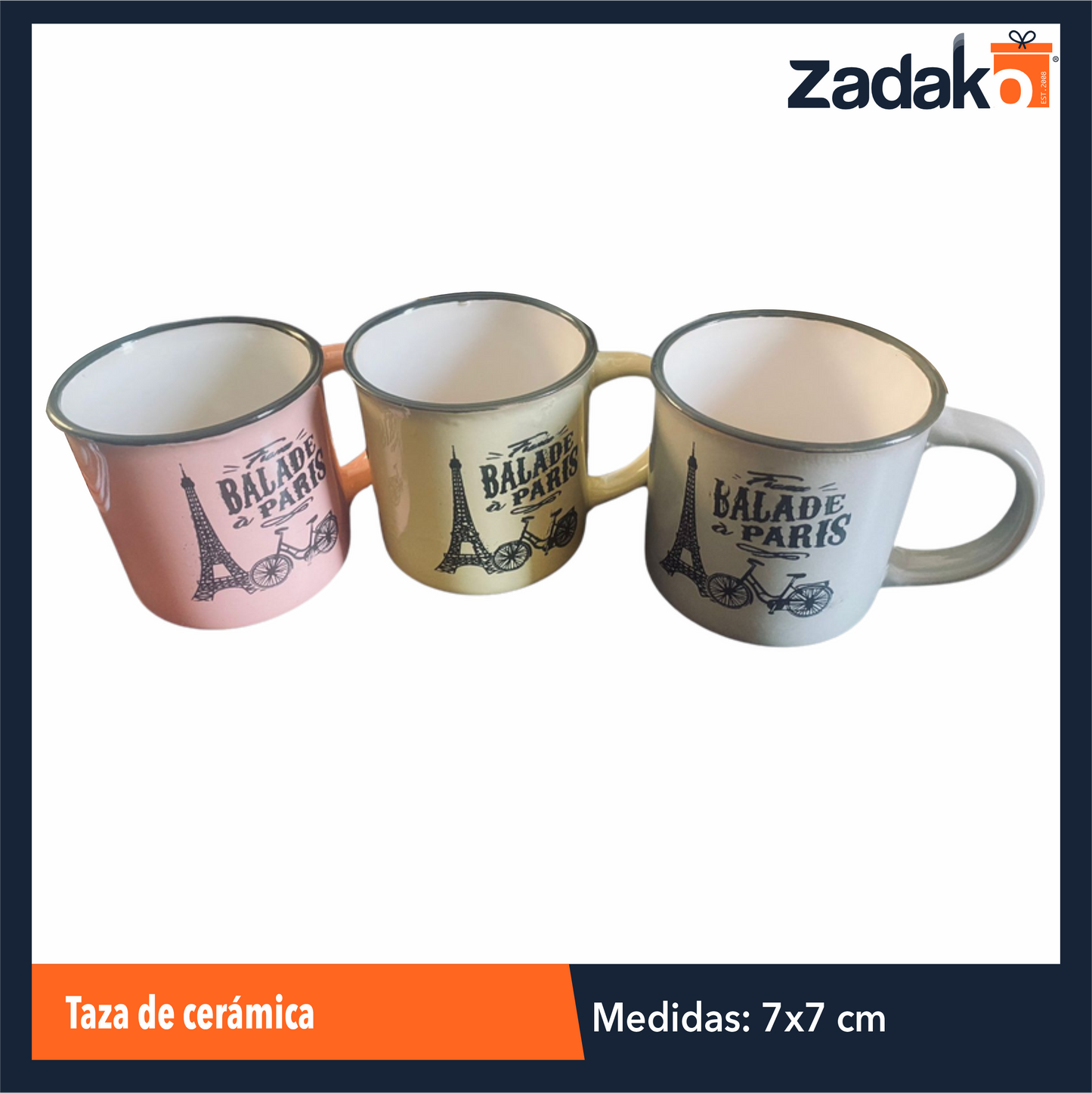 AW-1402 TAZA DE CERAMICA, CON 1 PZ O CAJA CON 96 PZS