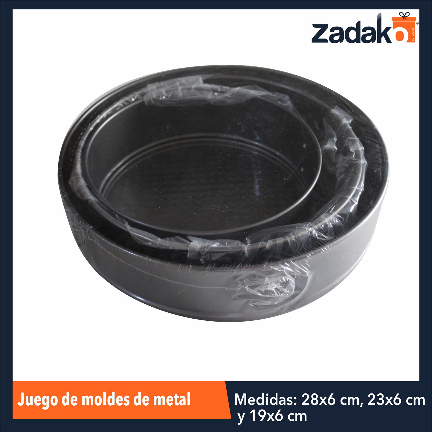 AZ-5603 JUEGO DE MOLDES DE METAL, CON 1 PZ O CAJA CON 12 PZS