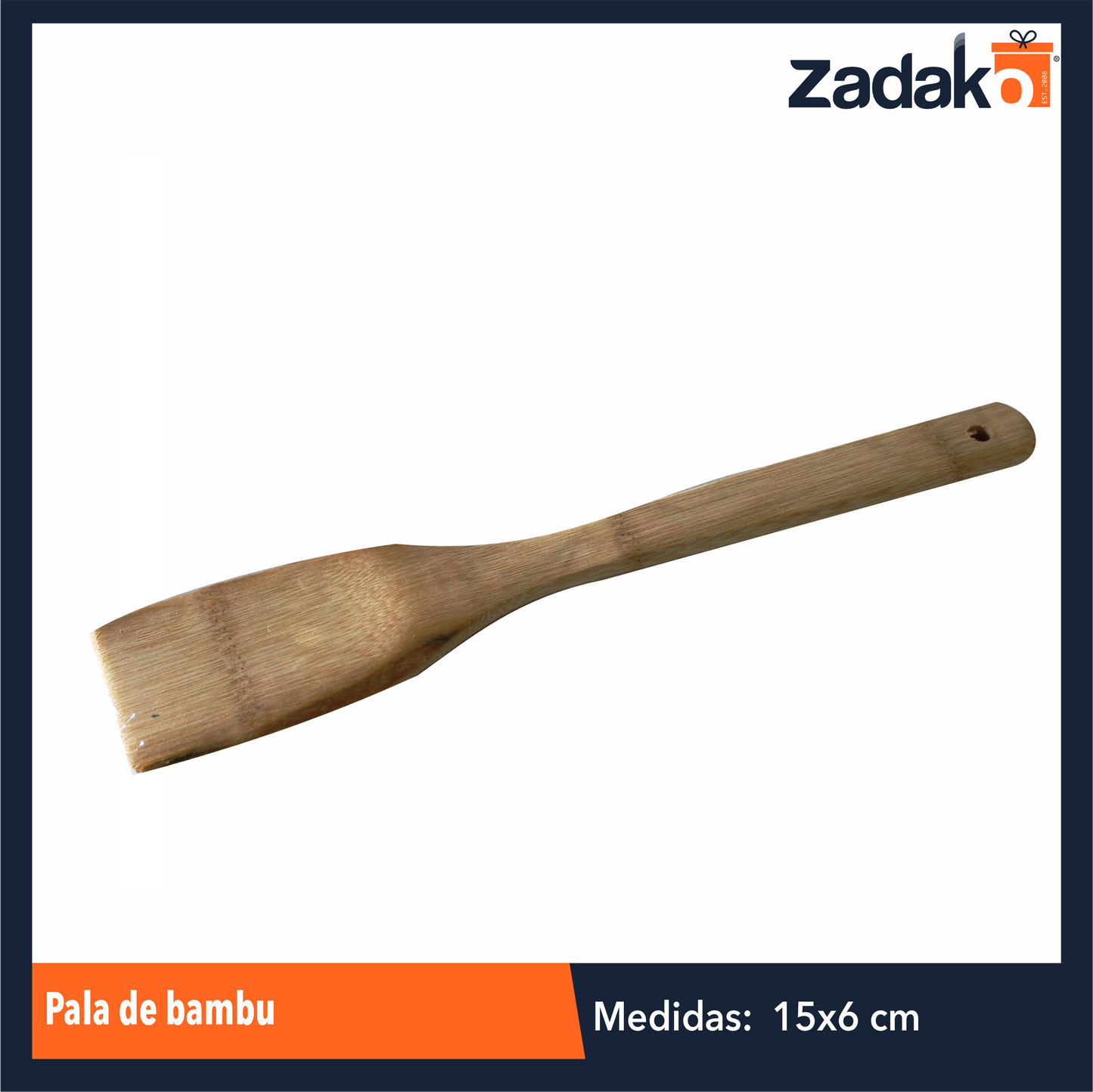 AZ-7201 PALA DE BAMBU , CON 1 PZ O CAJA CON 200 PZS