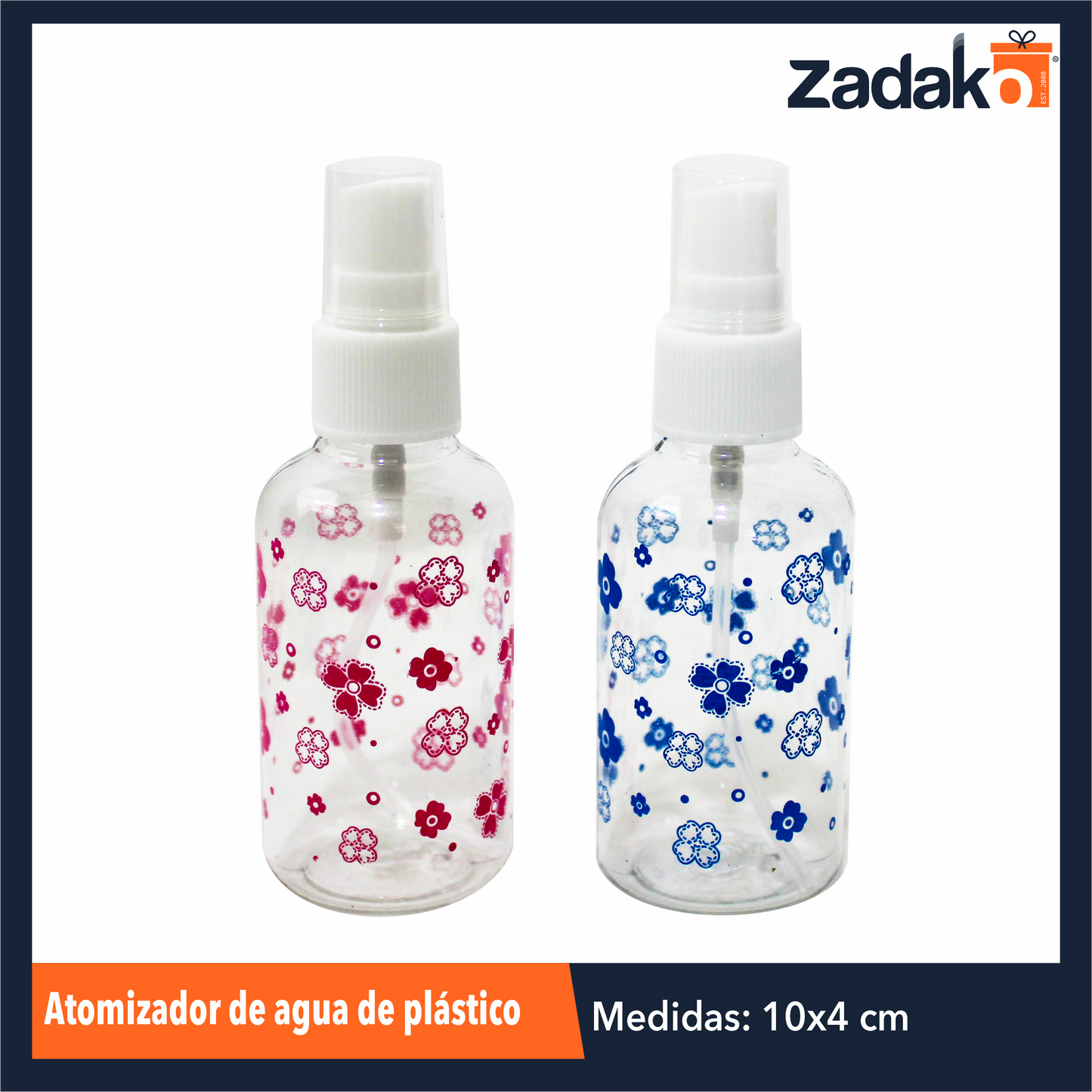 CV-7805-3 ATOMIZADOR DE AGUA DE PLASTICO, CON 12 PZS, O CAJA CON 50 PQTS
