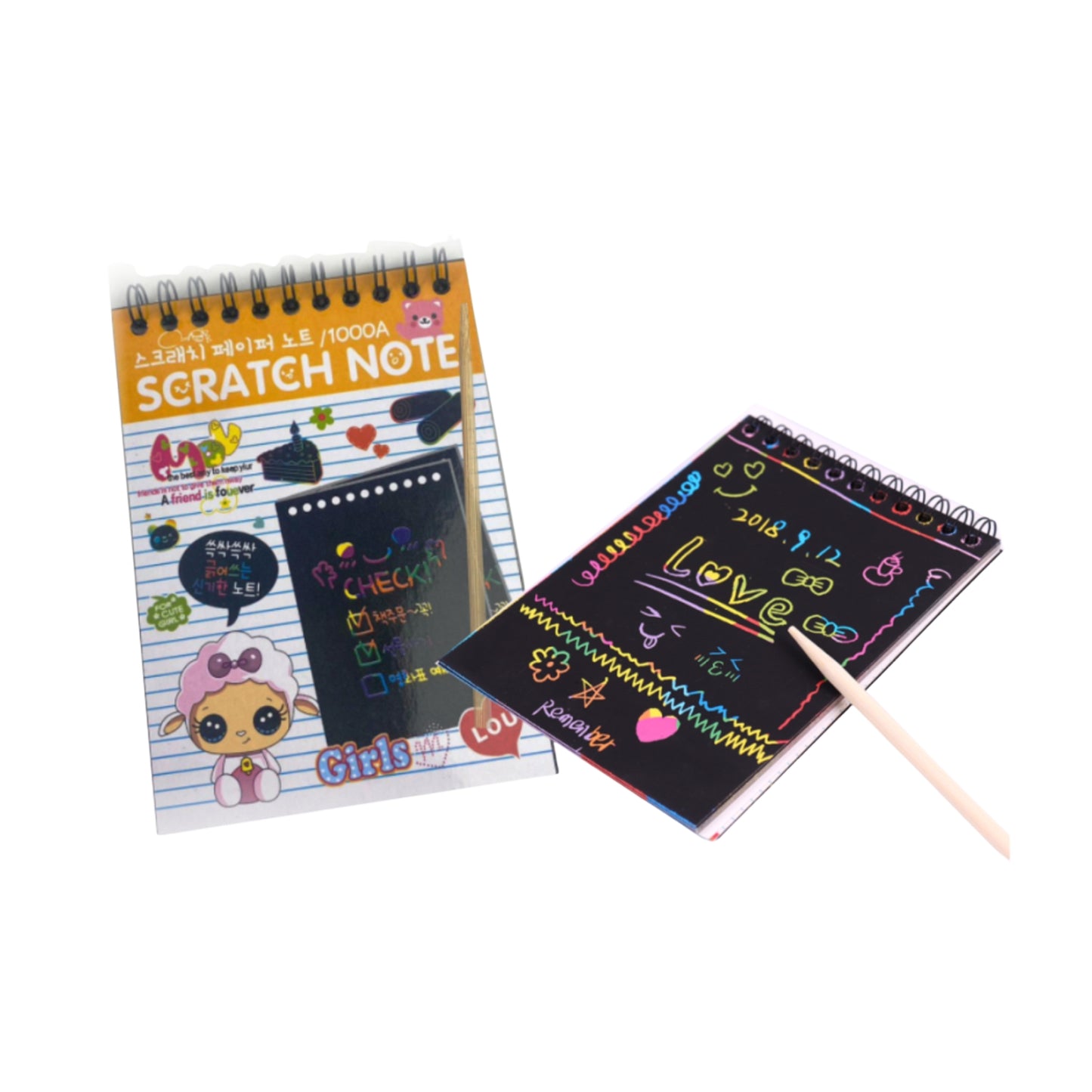 GPM-0479 LIBRETA SCRATCH 10 HOJAS 14 X 20 CM CON 10 PZS O CAJA CON 36 PQTS