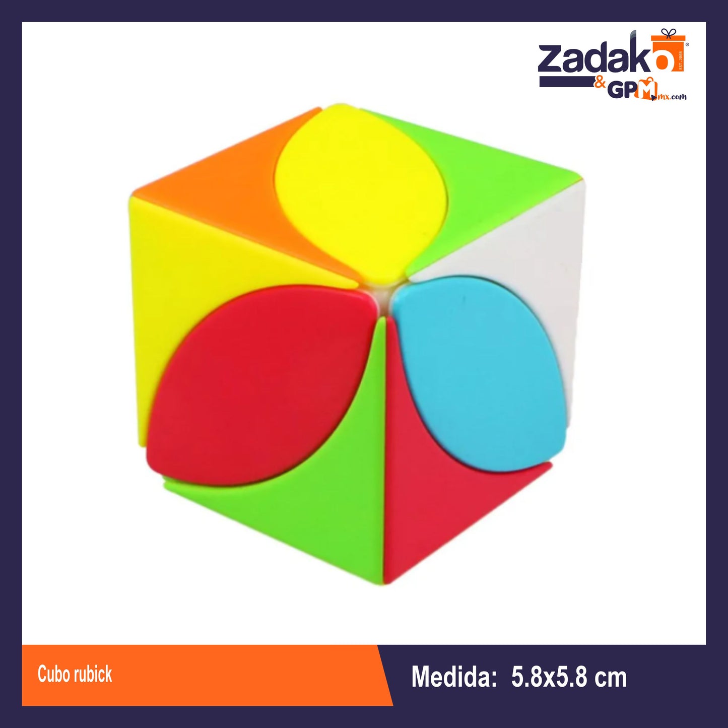 GPM-0567 CUBO RUBICK CON 6 PZ POR PAQUETE O CAJA CON 48 PQTS