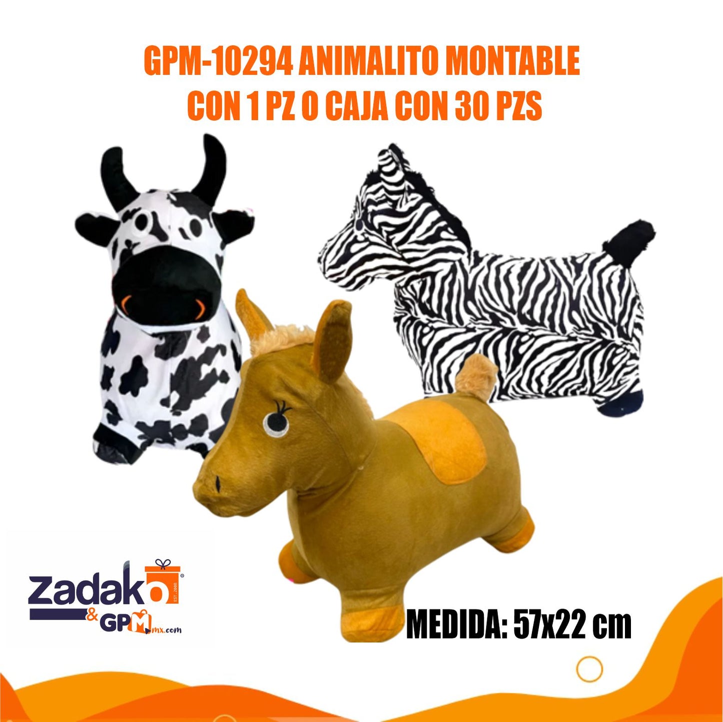 GPM-10294 ANIMALITO MONTABLE CON 1 PZ O CAJA CON 30 PZS