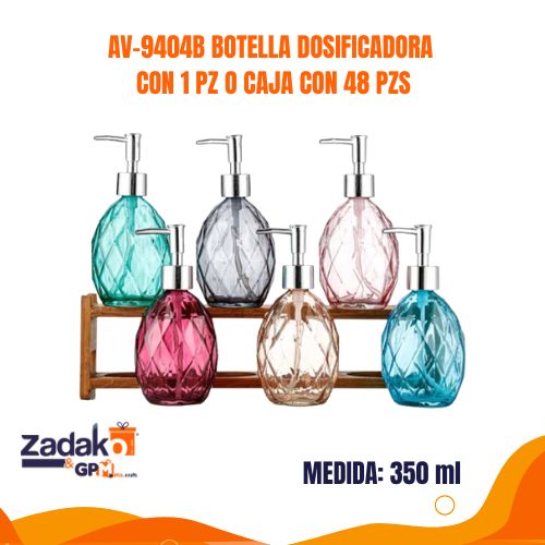 AV-9404B BOTELLA DOSIFICADORA CON 1 PZ O CAJA CON 48 PZS