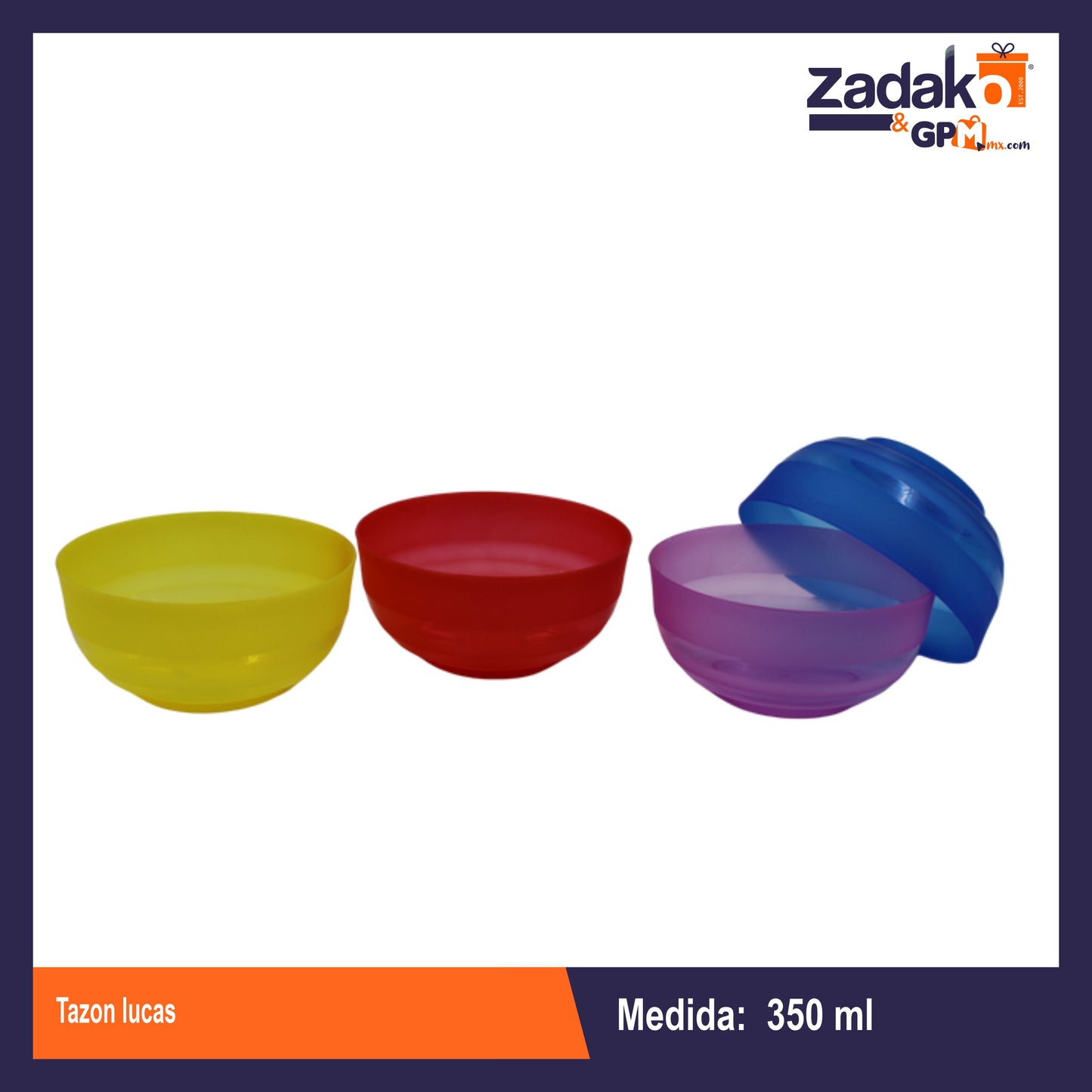 N-GPM-11147 TAZON LUCAS 350 ML CON 1 PZ O CAJA CON 50 PZS