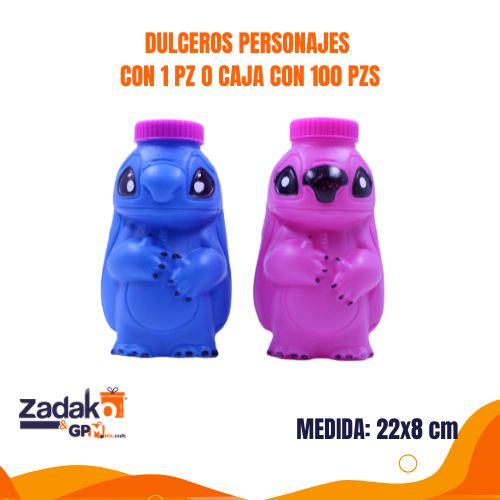 N-GPM-12021 DULCEROS PERSONAJES CON 1 PZ O CAJA CON 100 PZS