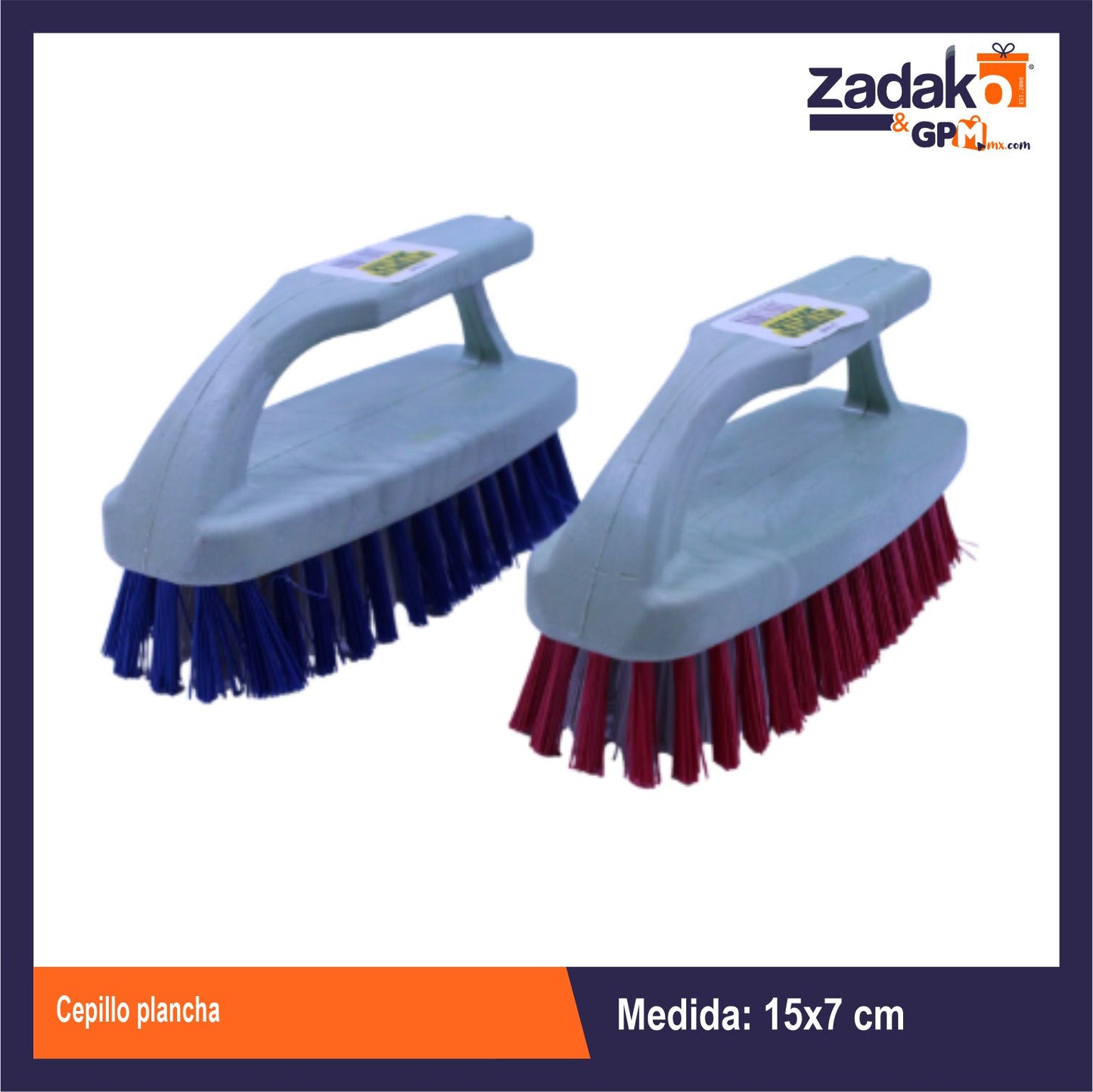I1070 CEPILLO PLANCHA CON 1 PZ O CAJA CON 48 PZS
