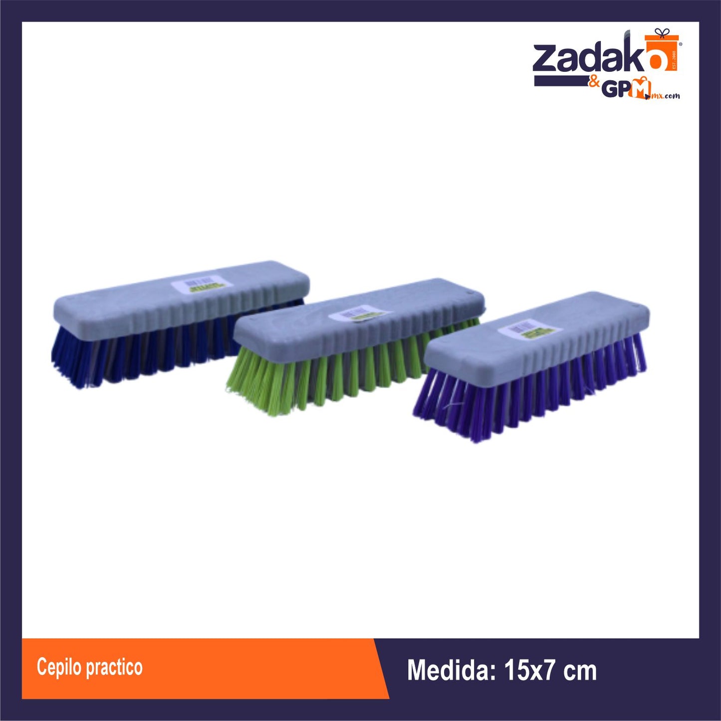 I1080 CEPILLO PRACTICO CON 1 PZ O CAJA CON 48 PZS