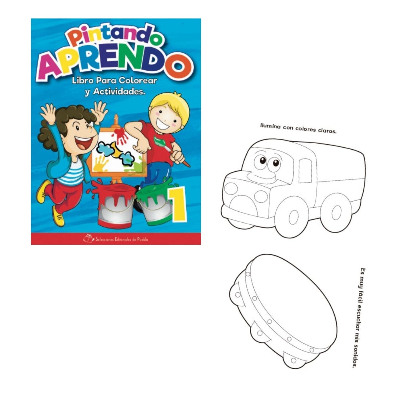 PINTANDO APRENIDENDO 1 CON 1 PZ O CAJA CON 118 PZS
