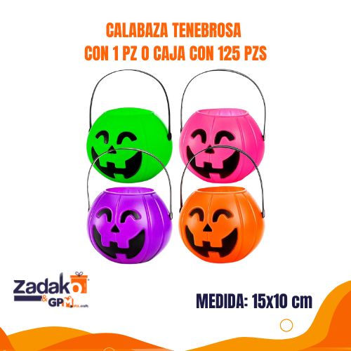 N-GPM-12573 CALABAZA TENEBROSA CON 1 PZ O CAJA CON 125 PZS