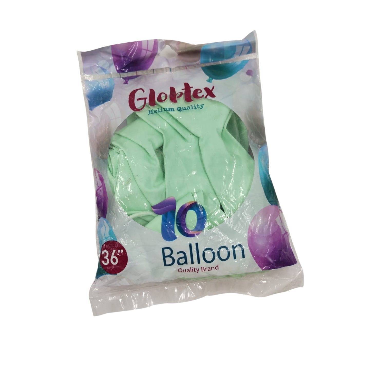 GLOBO No. 36 PAQUETE CON 10 PIEZAS MACARON