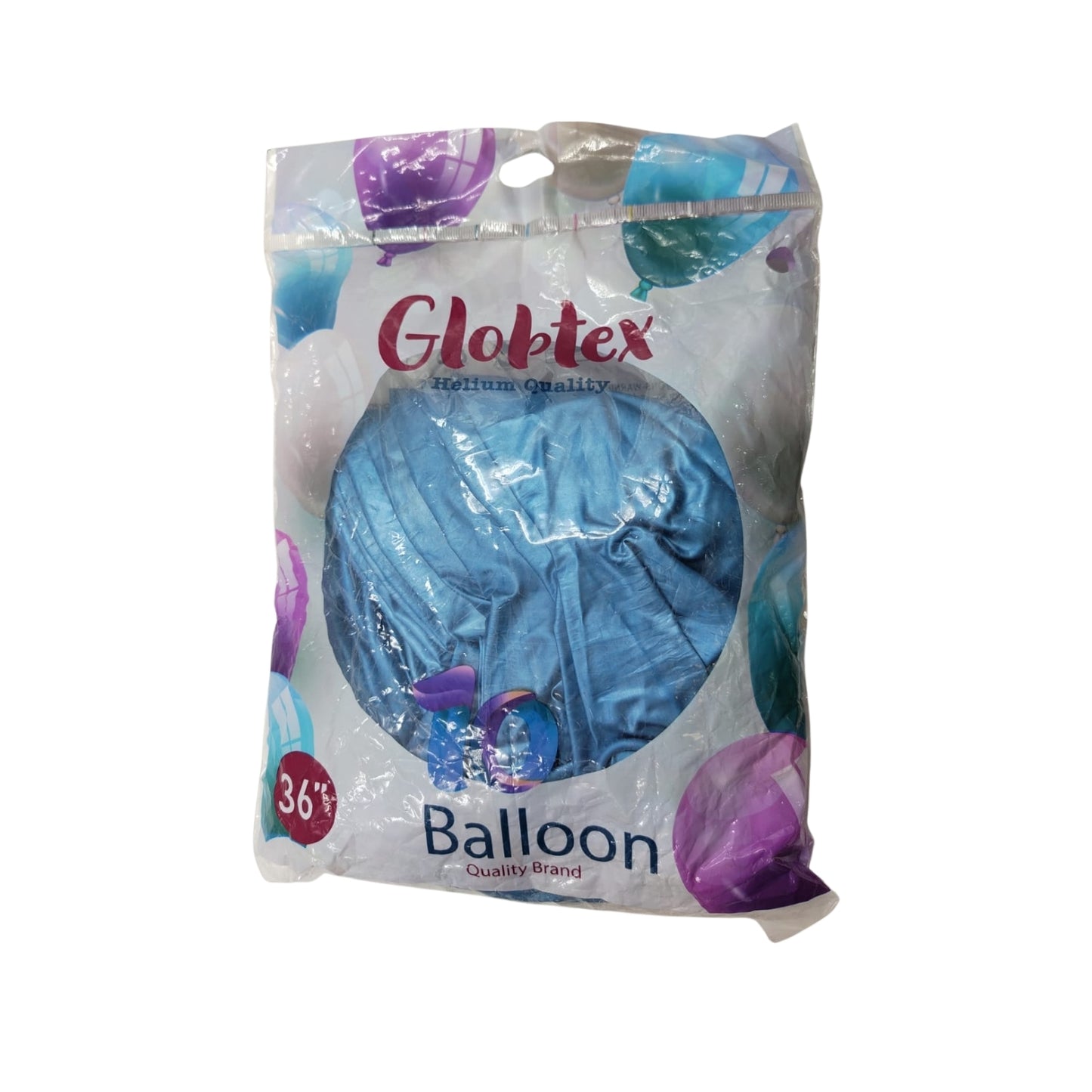 GLOBO No. 36 PAQUETE CON 10 PIEZAS CHROME