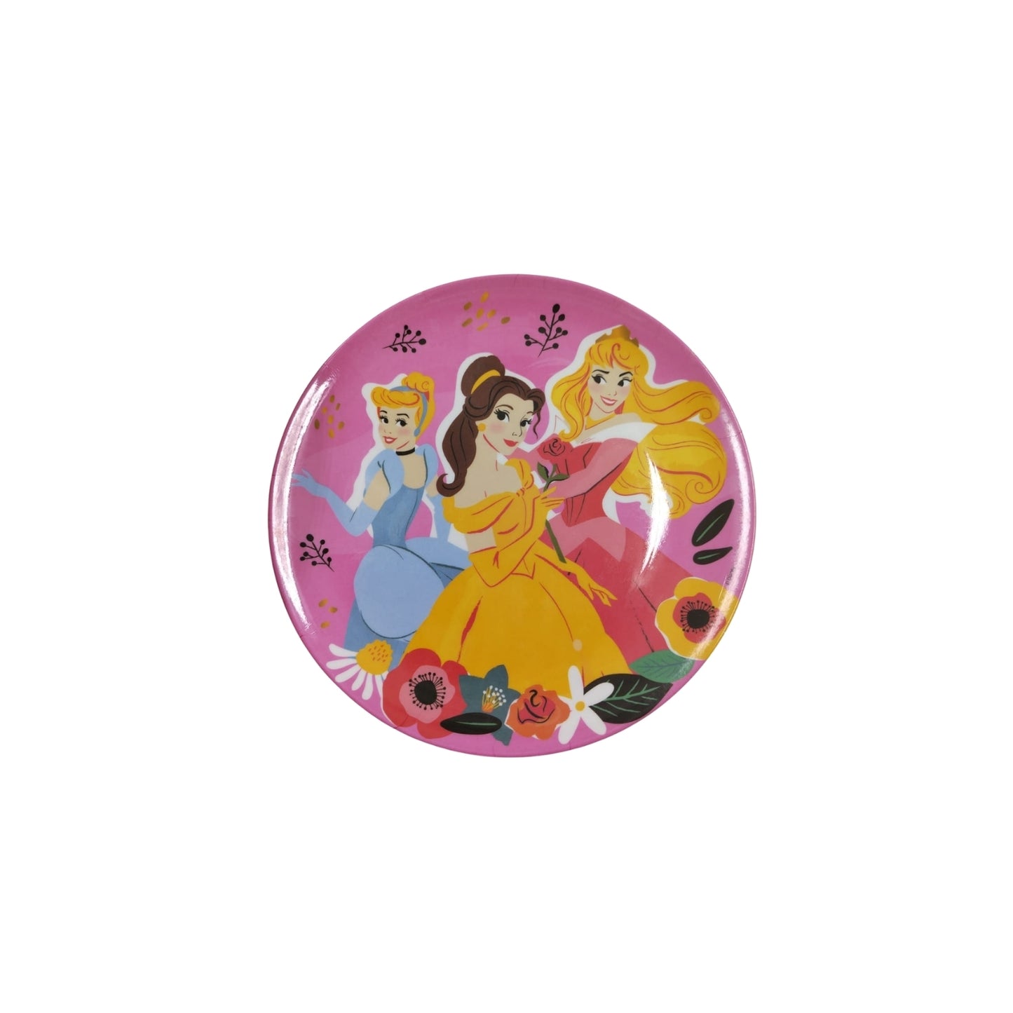 1695-620 PLATO MEDIANO PRINCESAS CON 1 PZ O CAJA CON 24 PZS