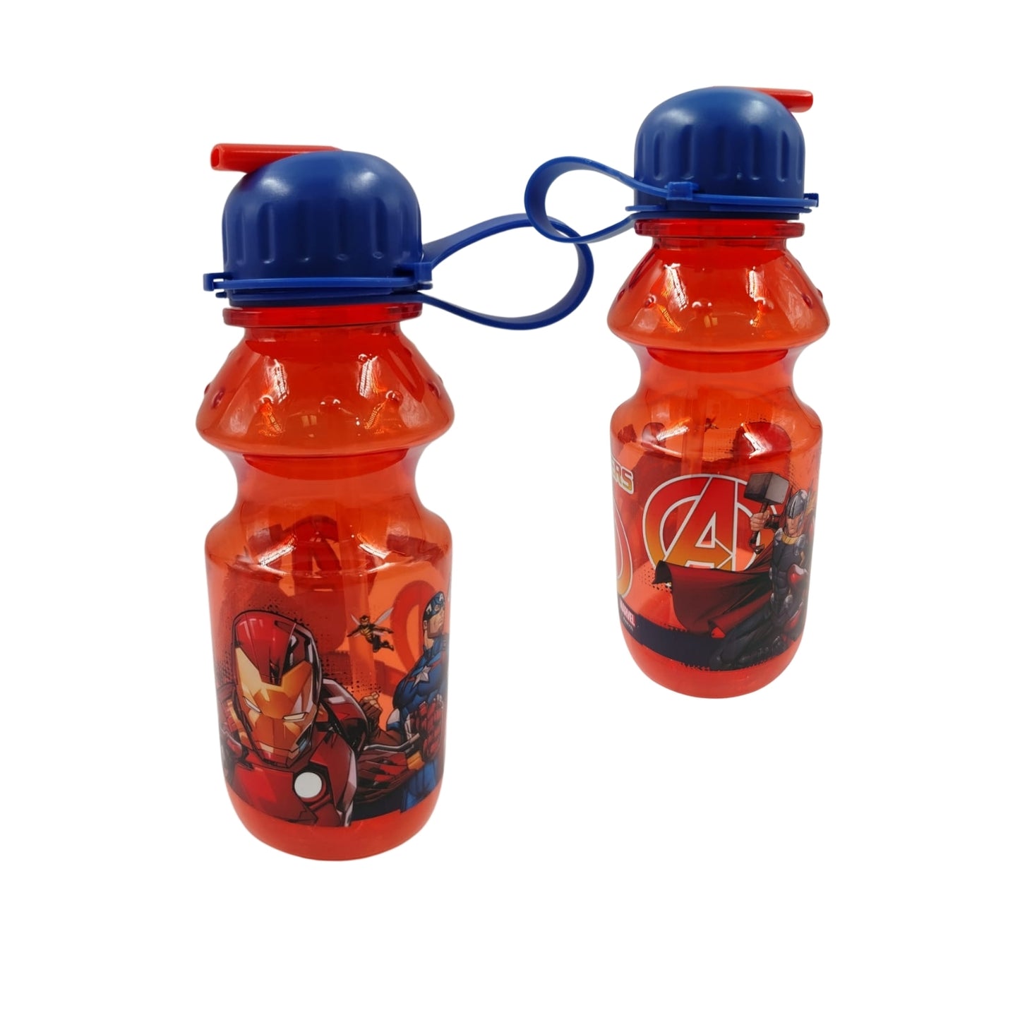 01550INC - BOTELLA SQUEEZER AVENGERS CON 1 PZ O CAJA CON 48 PZS