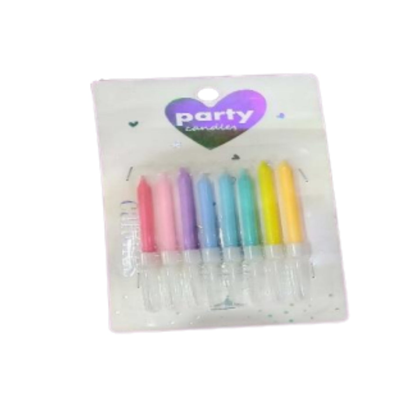 N-GPM-13732 CZ-9877 VELAS DE CIMPLEAÑOS CON 1 PZ O CAJA CON 720 PZS
