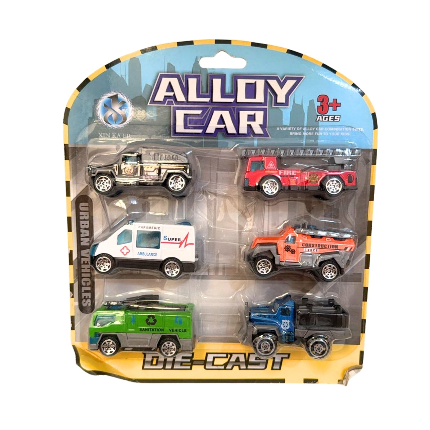 B1629643 SET DE CARROS 6PZ EN BS CON 1 PZ O CAJA CON 144 PZS