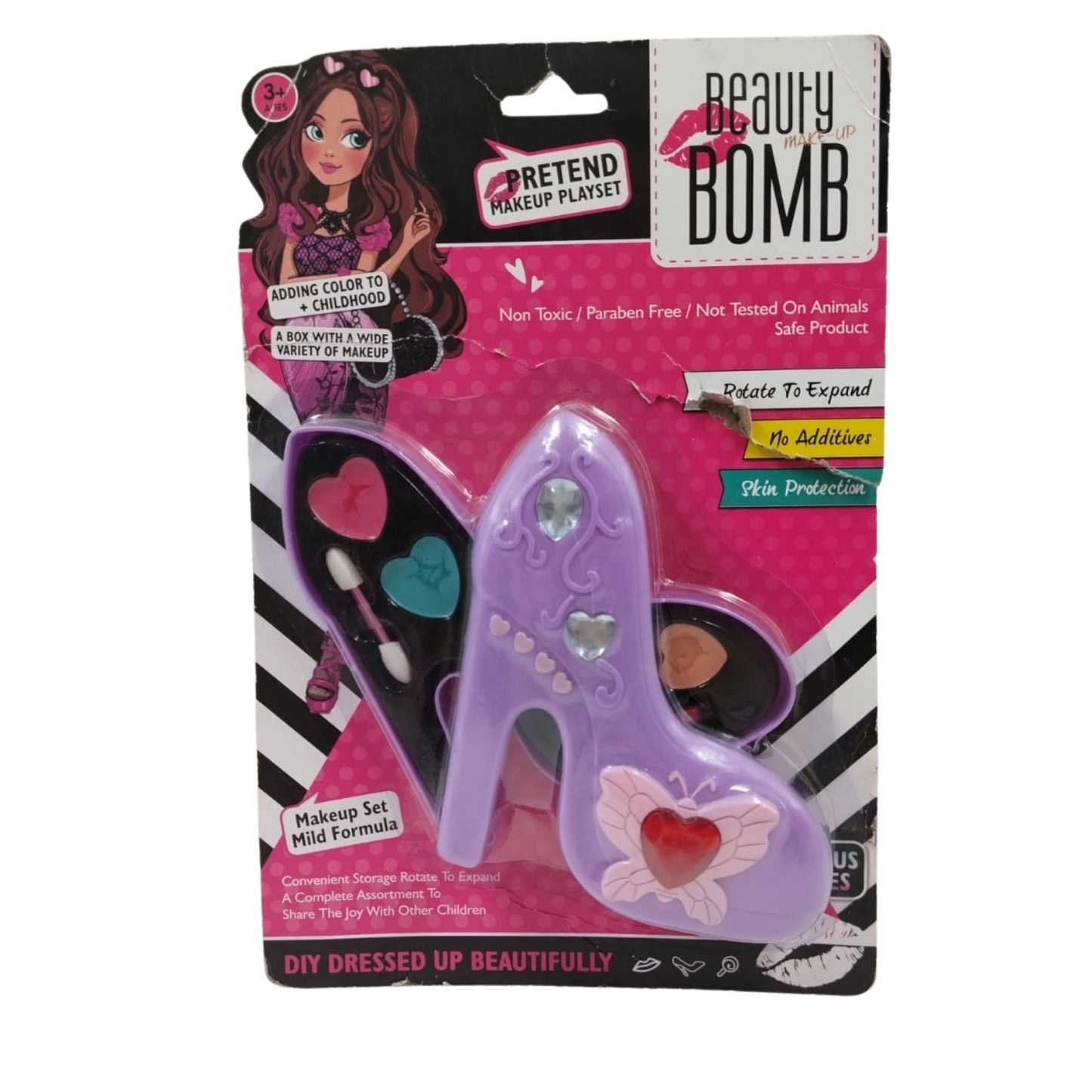 B1336040 COSMETICO ZAPATILLA EN BS CON 1 PZ O CAJA CON 144 PZS