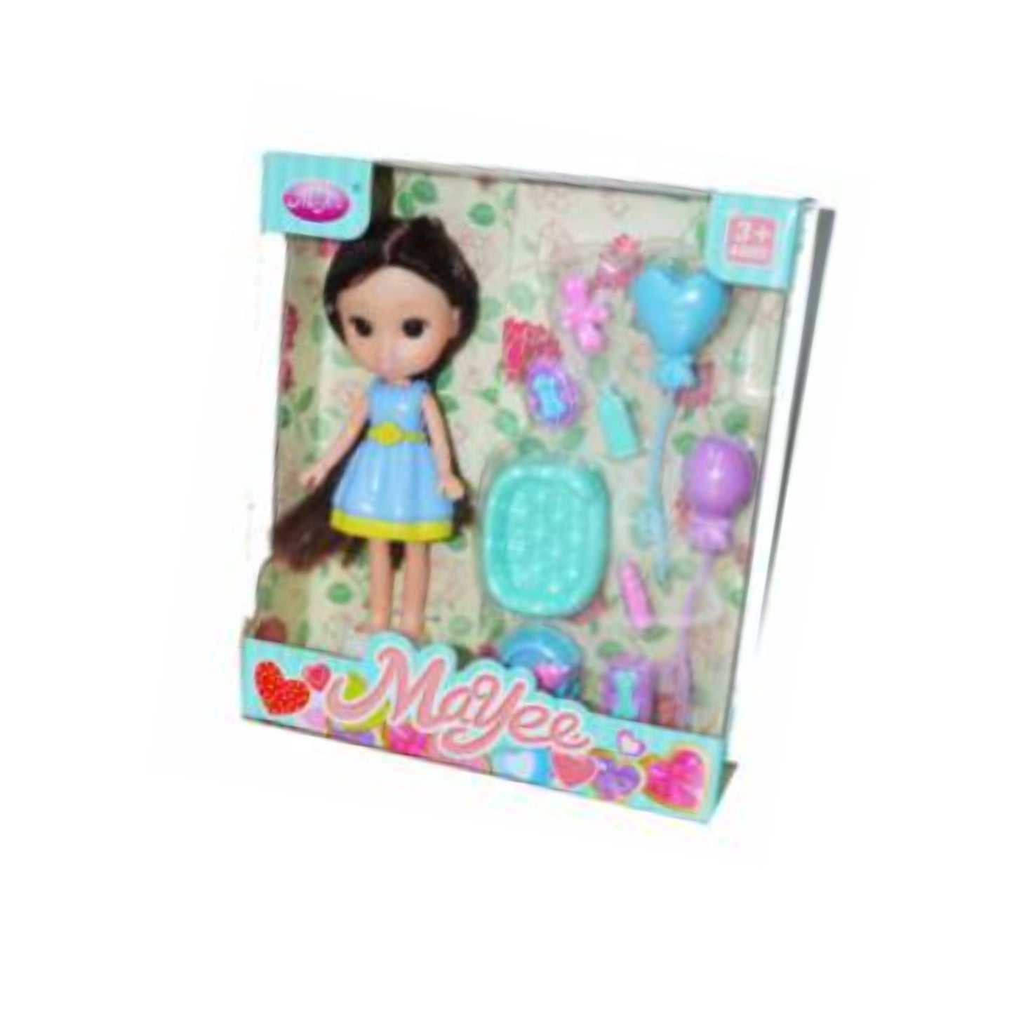 ME8803A MUÑECA CON ROPA PALSTICA Y ACCS 17.5X4.7 CM CON 1 PZ O CAJA CON 96 PZS