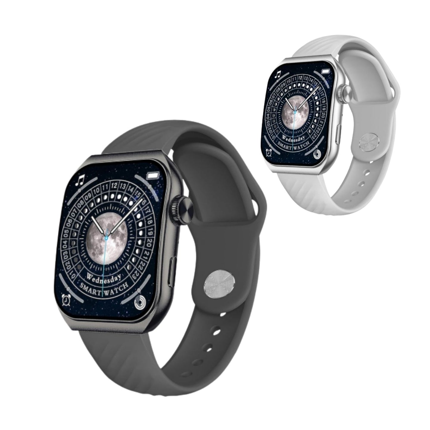 R03 SMART WATCH MOREKA RELOJ INTELIGENTE CUADRADO CON CORREA DE PLÁSTICA Y CARGADOR MAGNETICO, CON 1 PZ O CAJA CON 36 PZS