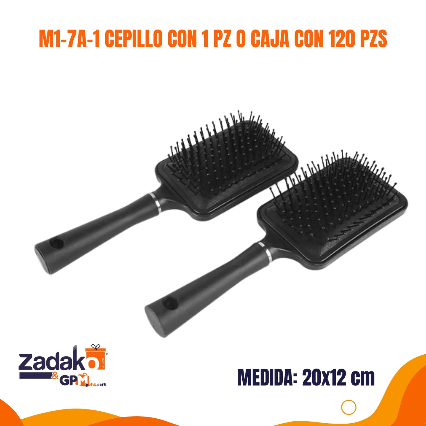 M1-7A-1 CEPILLO CON 1 PZ O CAJA CON 120 PZS