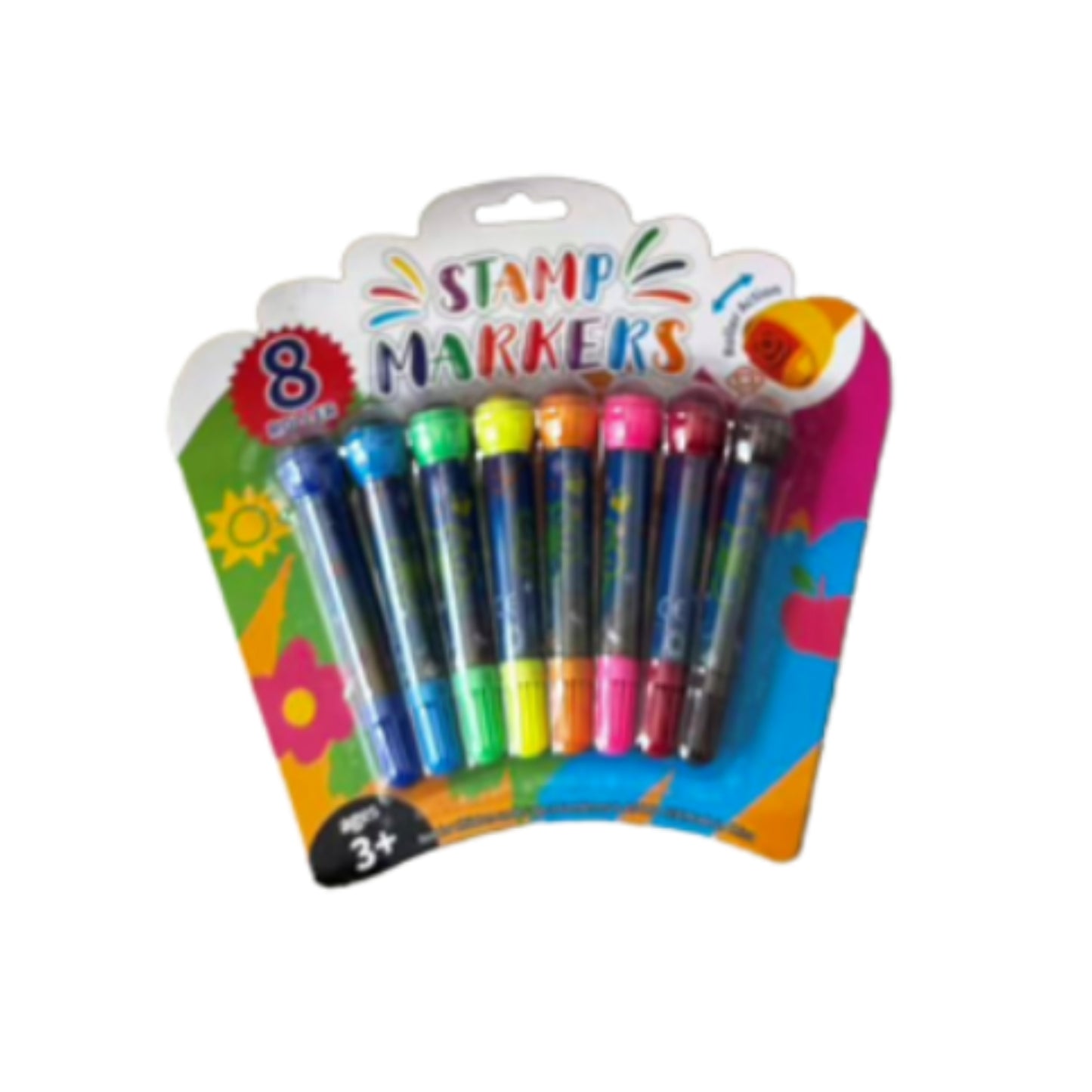 ZM4-3H-19 PLUMON CON SELLO 8 COLORES CON 1 PAQ O CAJA CON 144 PQTS