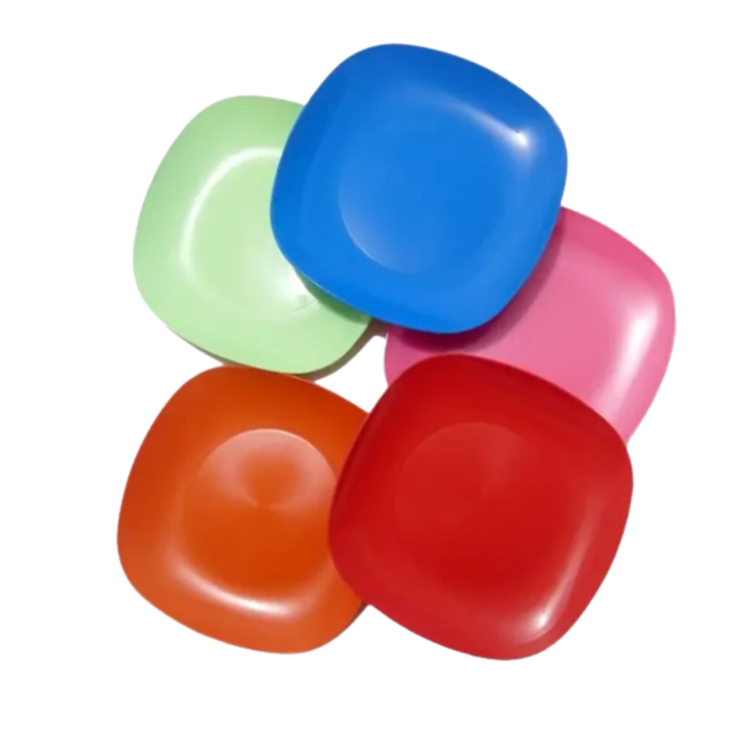 N-GPM-14646 PLATO CUADRADO GRANDE TRASLUCIDO CON 1 PZ O CAJA CON 100 PZS