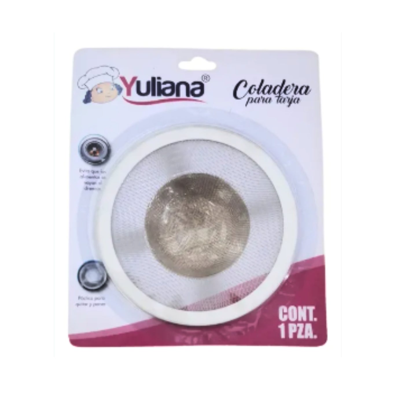 N-GPM-14747 M-160400 COLADERA PARA TARJA 4PZS DE ACERO CON 1 PZ O CAJA CON 144 PZS