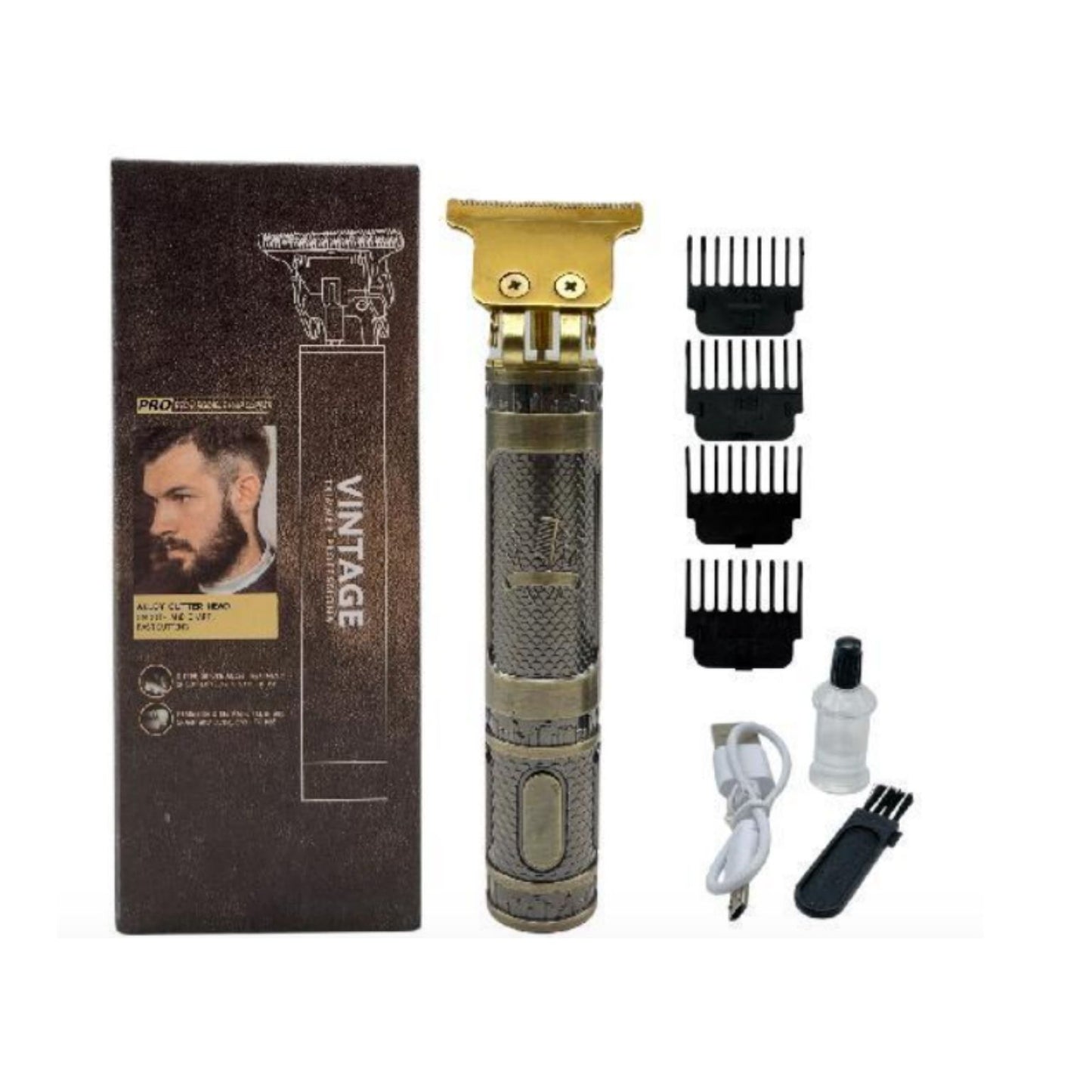 T61 RASURADORA RECARGABLE USB CON 1 PZ O CAJA CON 100 PZS