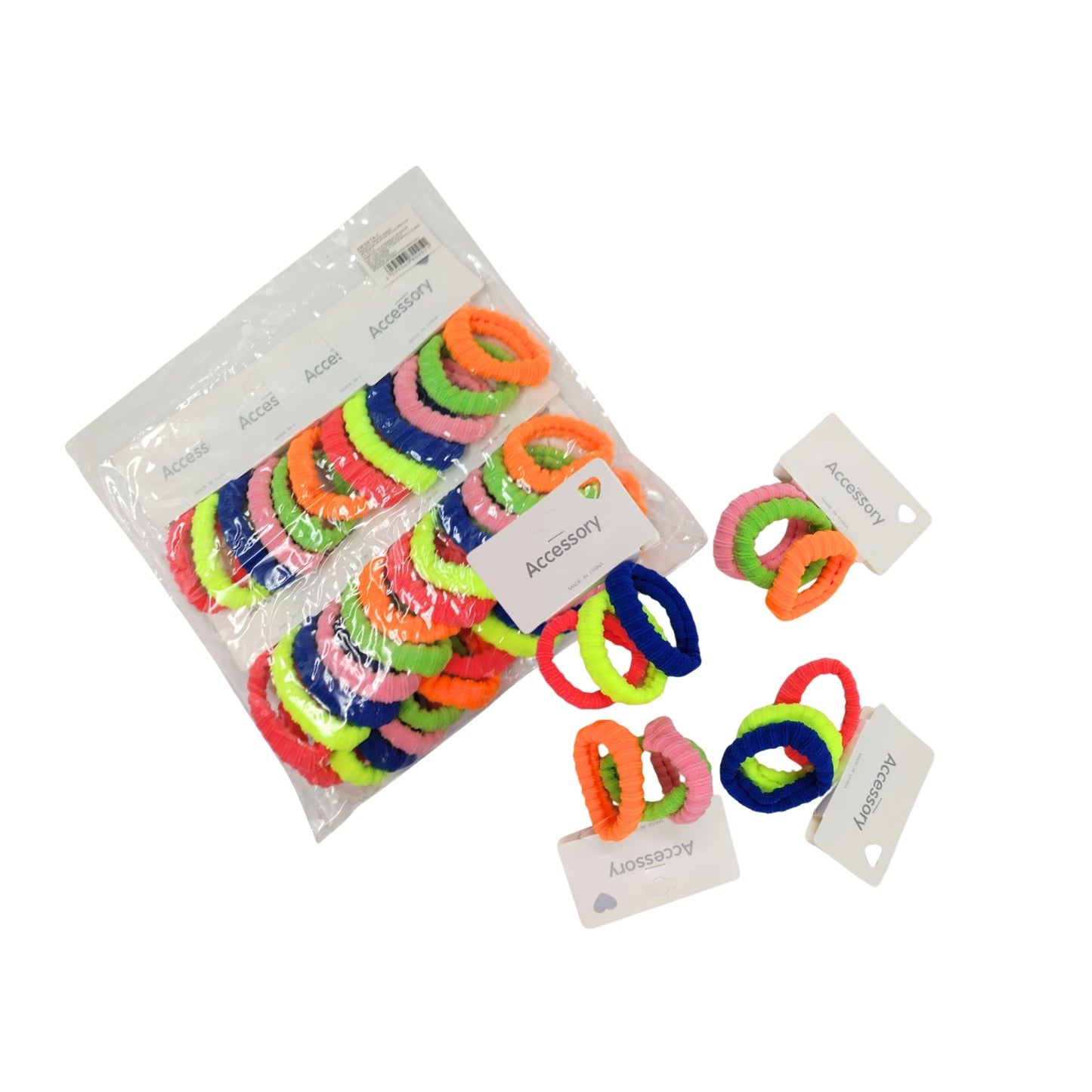ZM164-7A-1 LIGAS DONAS PARA CABELLO 6 CM CON 1 PQT O CAJA CON 120 PQTS