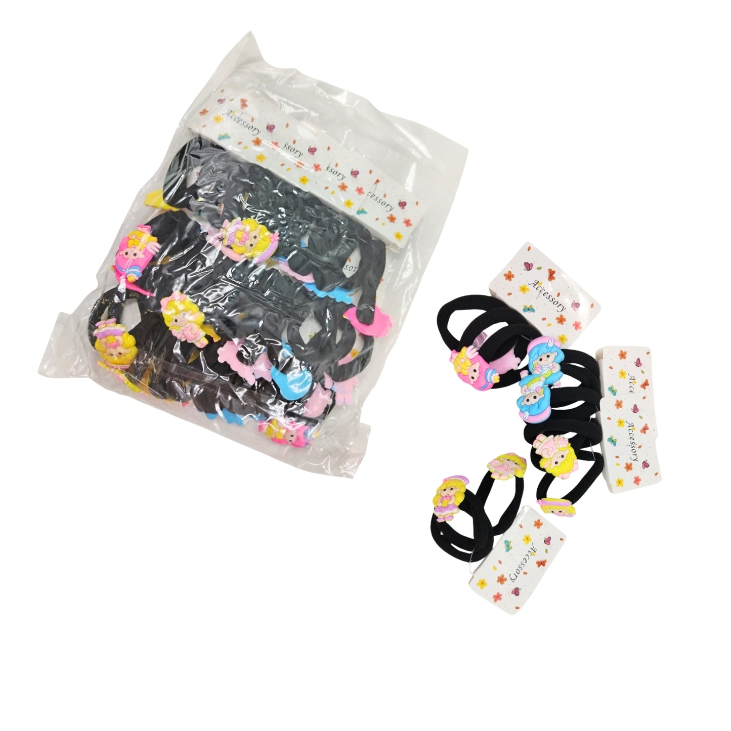 ZM164-30A-17 LIGAS DONAS PARA EL CABELLO 5 CM CON 1 PQT O CAJA CON 120 PQTS