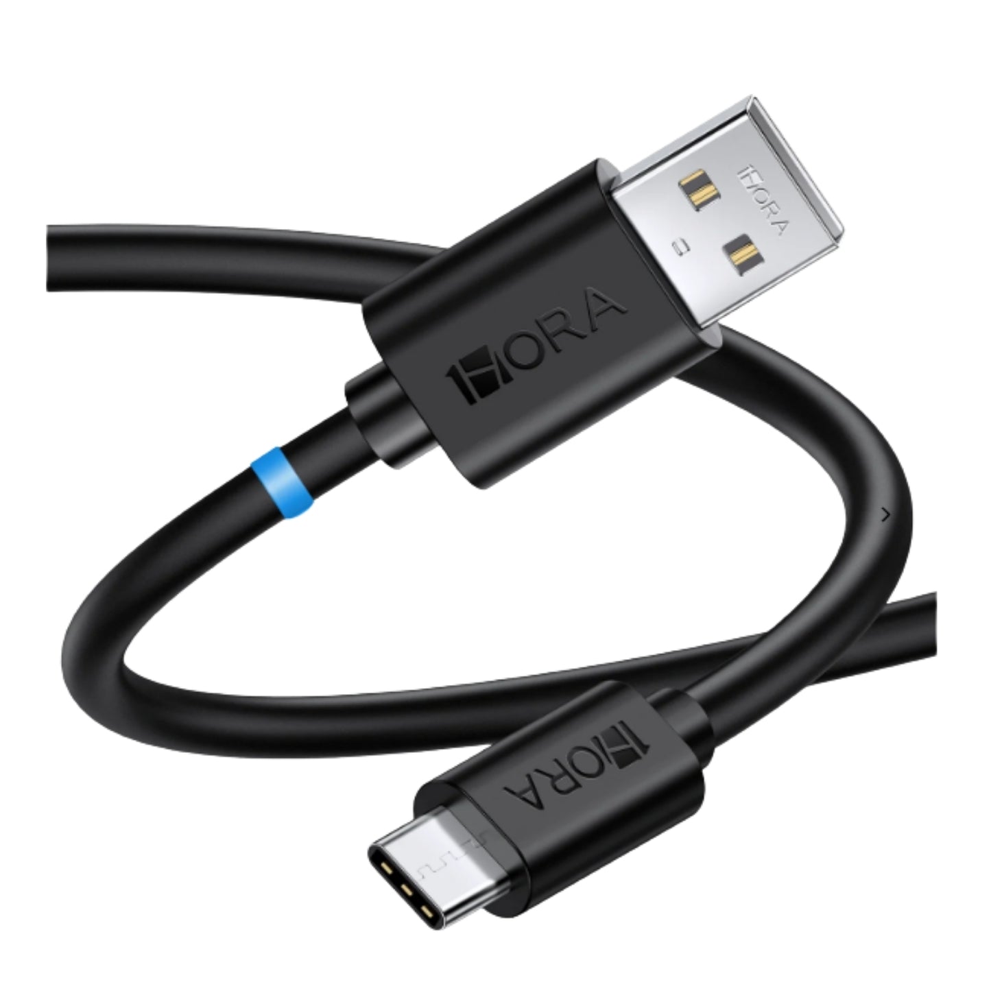 CAB185 CABLE USB TIPO C 2.1A 2M 1 HORA CON 1 PZ O CAJA CON 200 PZS
