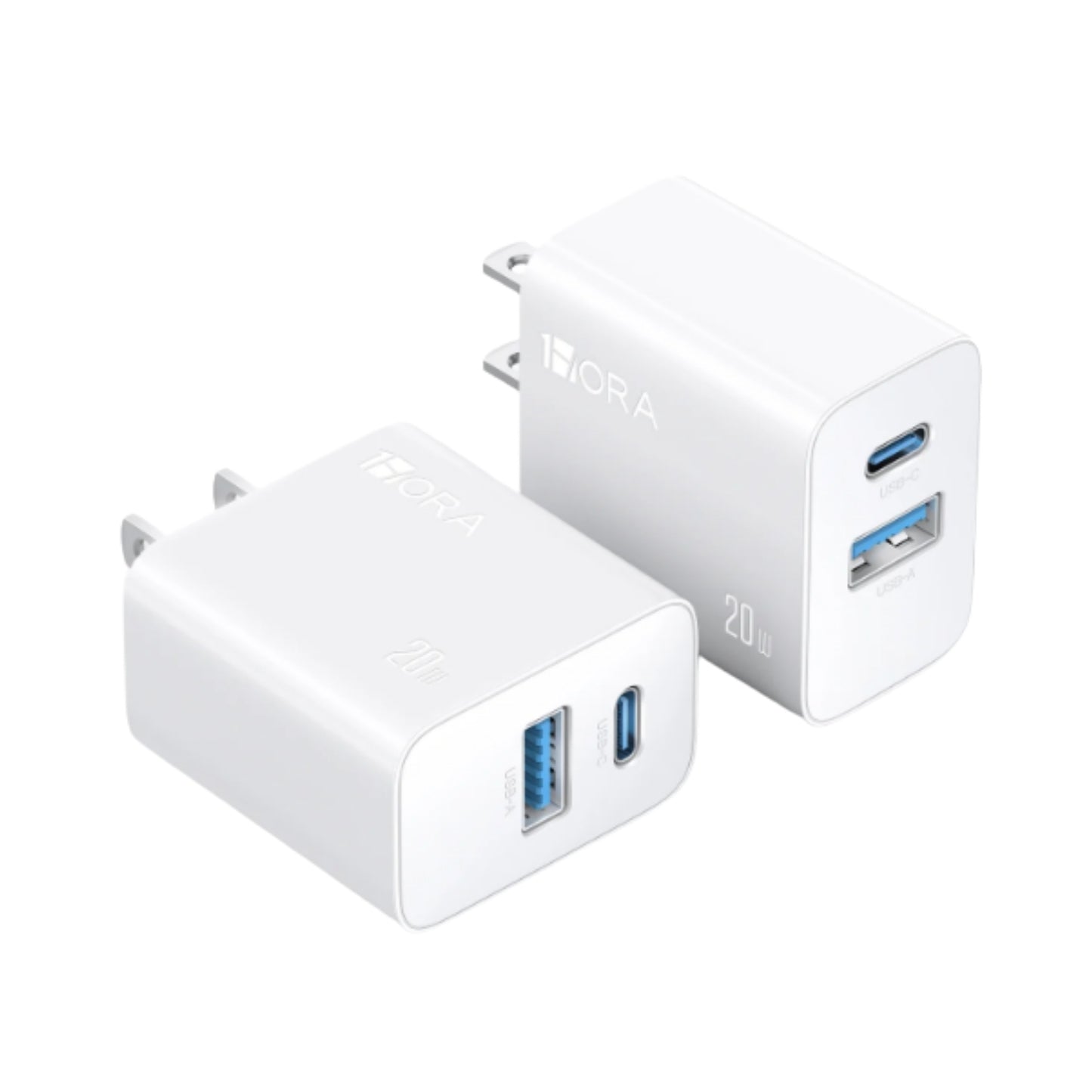 GAR161 CARGADOR DE DOBLE PUERTO USB A Y C 3A 20W 1 HORA CON 1 PZ O CAJA CON 200 PZS