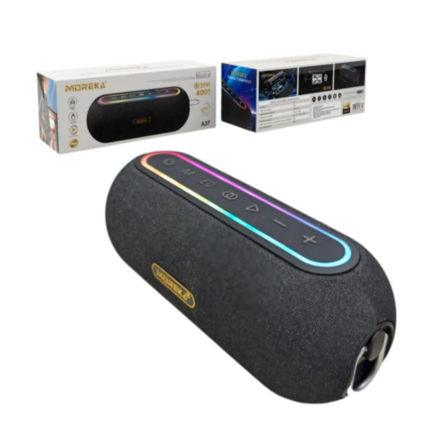 A37 ALTAVOZ INALAMBRICO 35W 4000mAh CON 1 PZ O CAJA CON 20 PZS