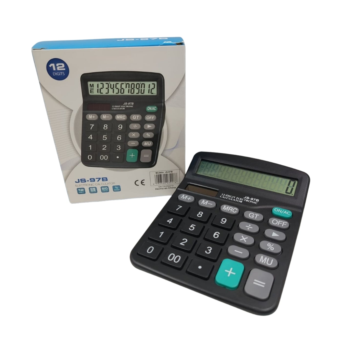 JS-97B CALCULADORA CON 1 PZ O CAJA CON 120 PZS