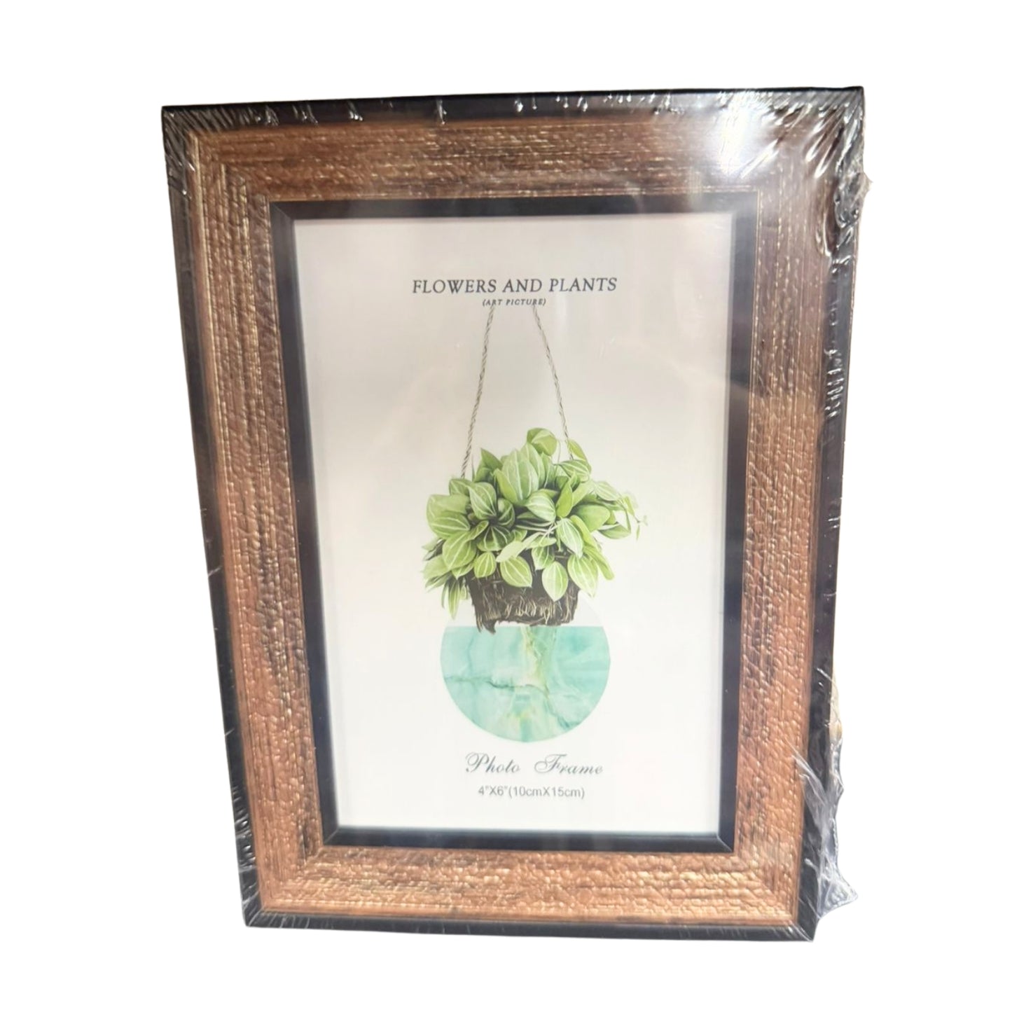 MG82832EA PORTARETRATO PLASTICO 4x6 PULADAS 4 MODELOS EMPLAYADO, CON 1 PZ O CAJA CON 72 PZS