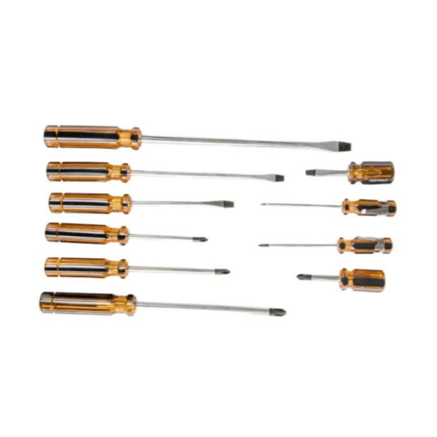 D0100 DESARMADOR 10 PIEZAS H.D. CON 1 PZ O CAJA CON 10 PZS