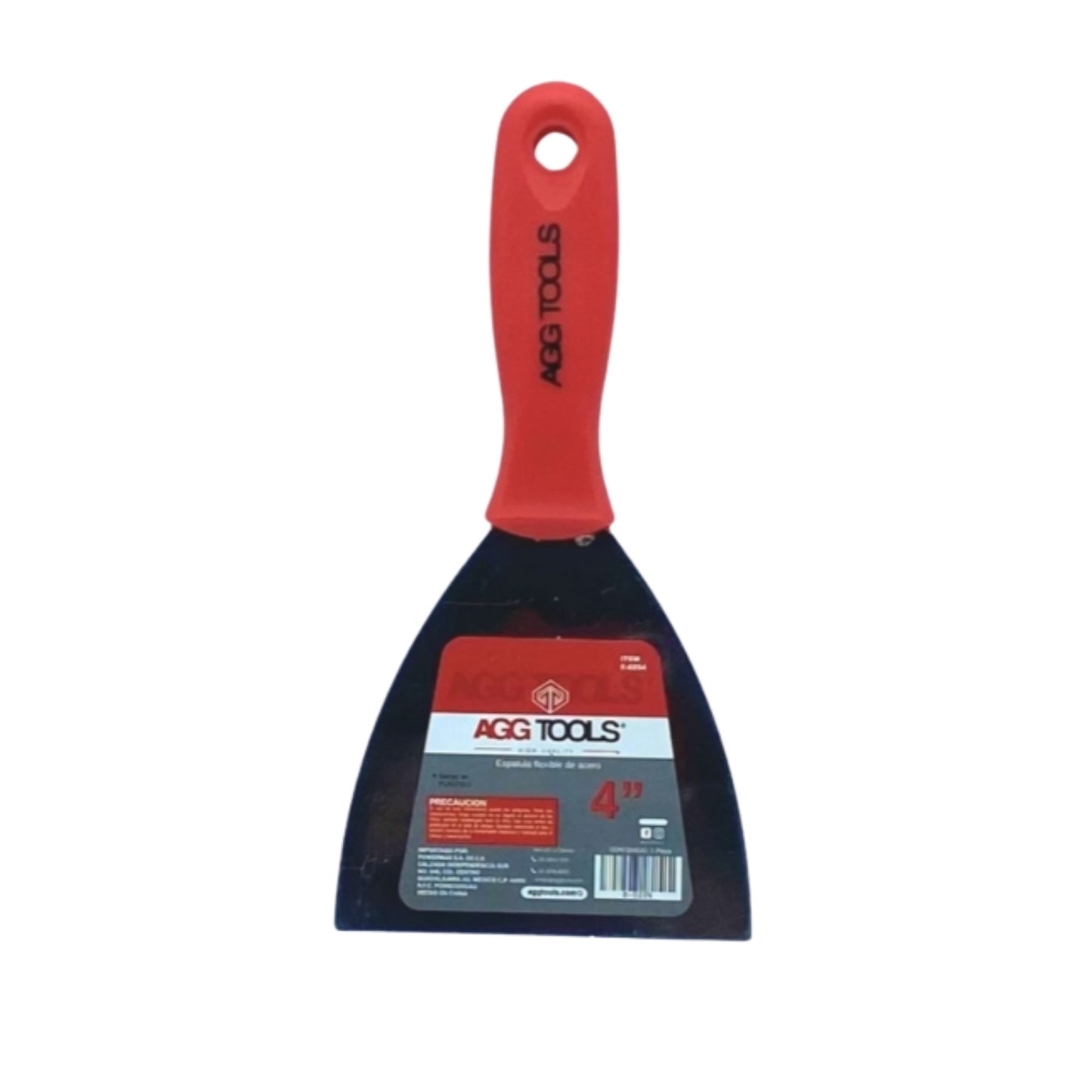 E0204 ESPATULA FLEXIBLE 4 PULGADAS CON 1 PZ O CAJA CON 120 PZS
