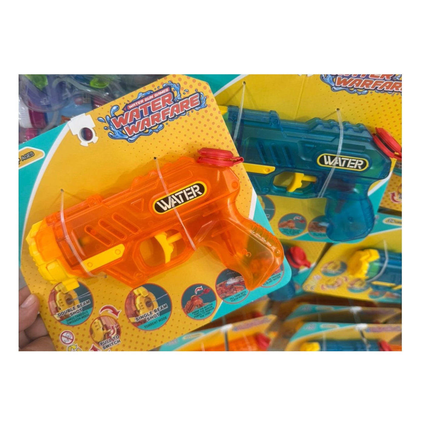 FY902836 PISTOLA DE AGUA CON 1 PZ O CAJA CON 96 PZS