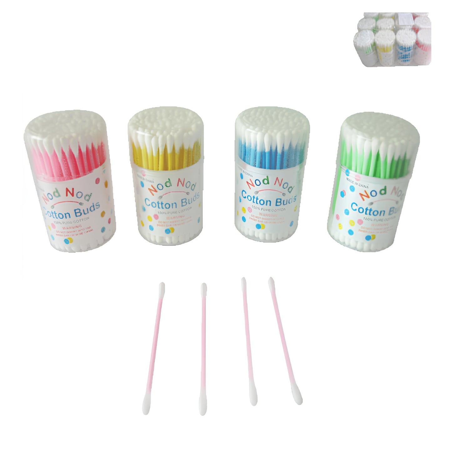 N-GPM-15818 AQ-4013 COTONETES CON 1 PZ O CAJA CON 240 PZS