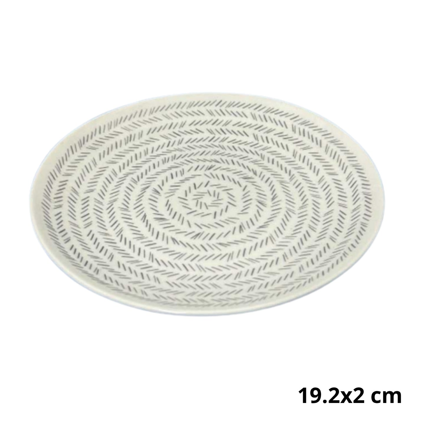 AW-2100A-7.5 PLATO DE CERAMICA CON 1 PZ O CAJA CON 48 PZS